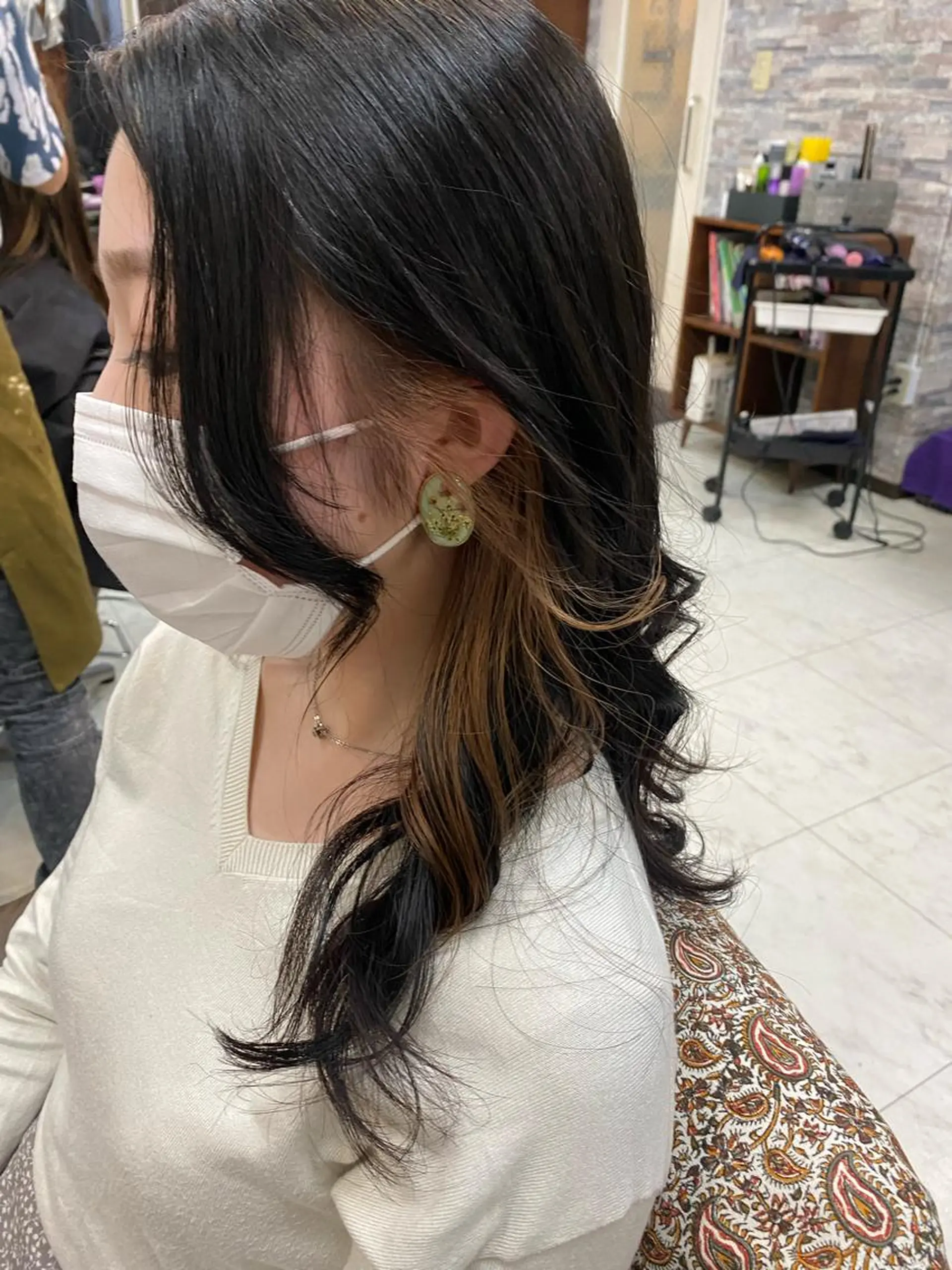 セミロング ヘアカラー Arphy/ /のヘアスタイル