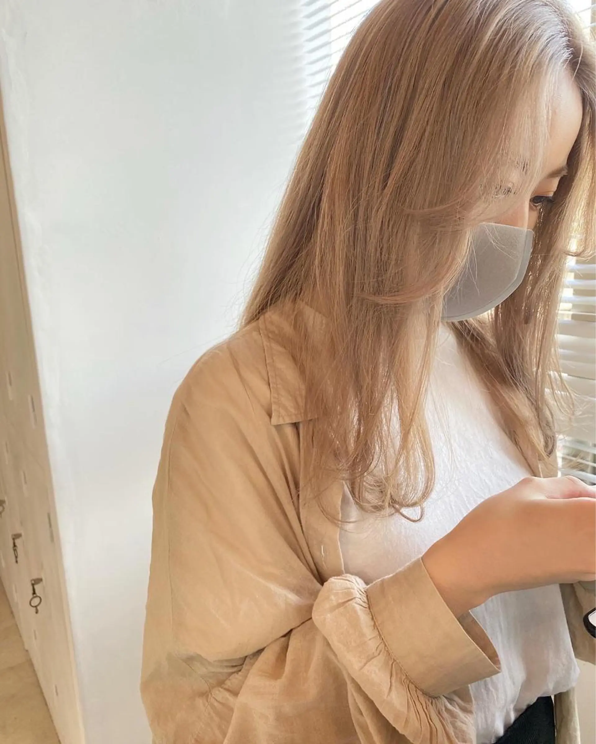 ミディアム カラー ブリーチ 天王寺/阿倍野 tocca rieのヘアスタイル