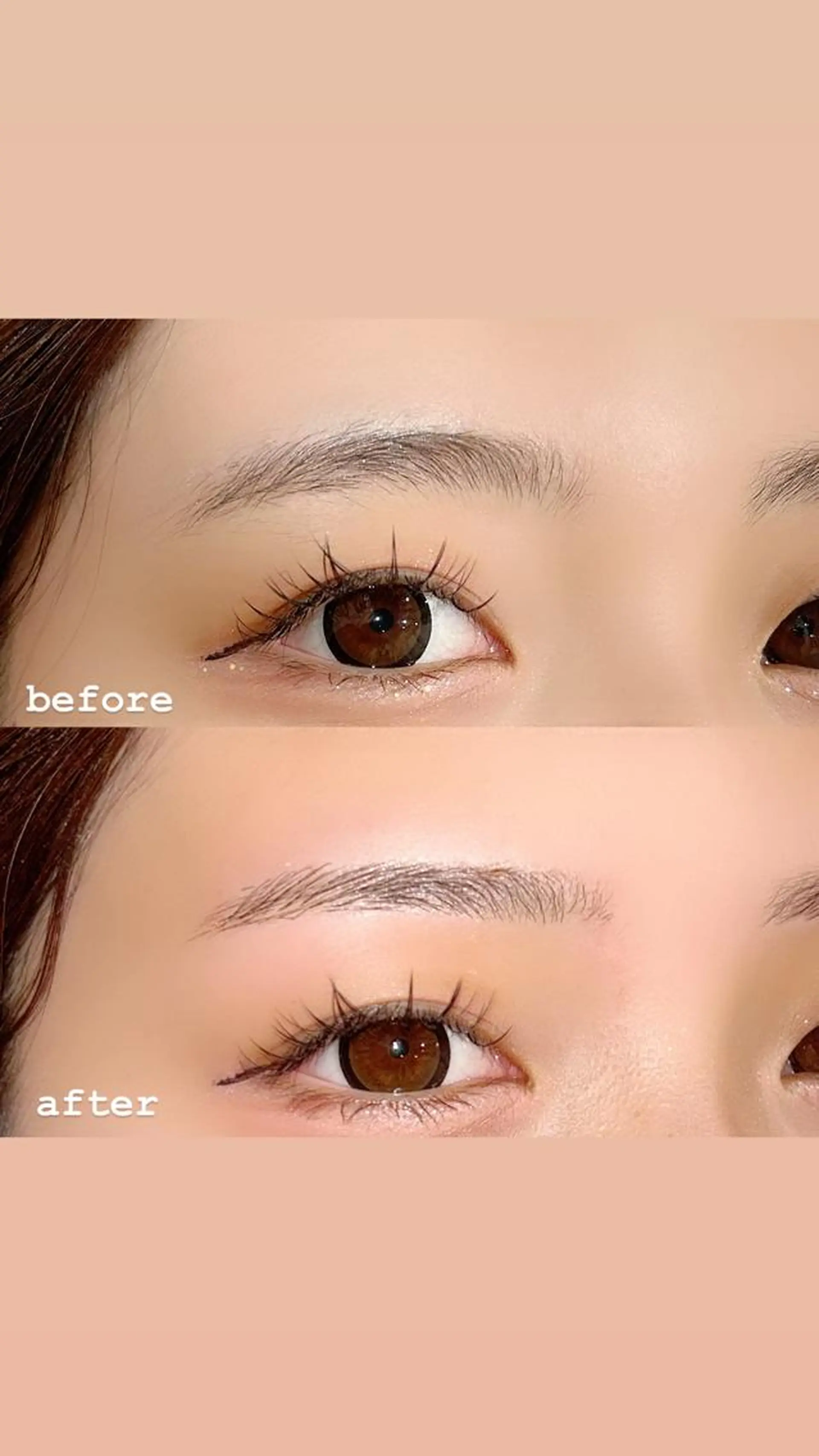 アイブロウ ワックス脱毛 眉カット Pinq she Ayana👀🤍のヘアスタイル