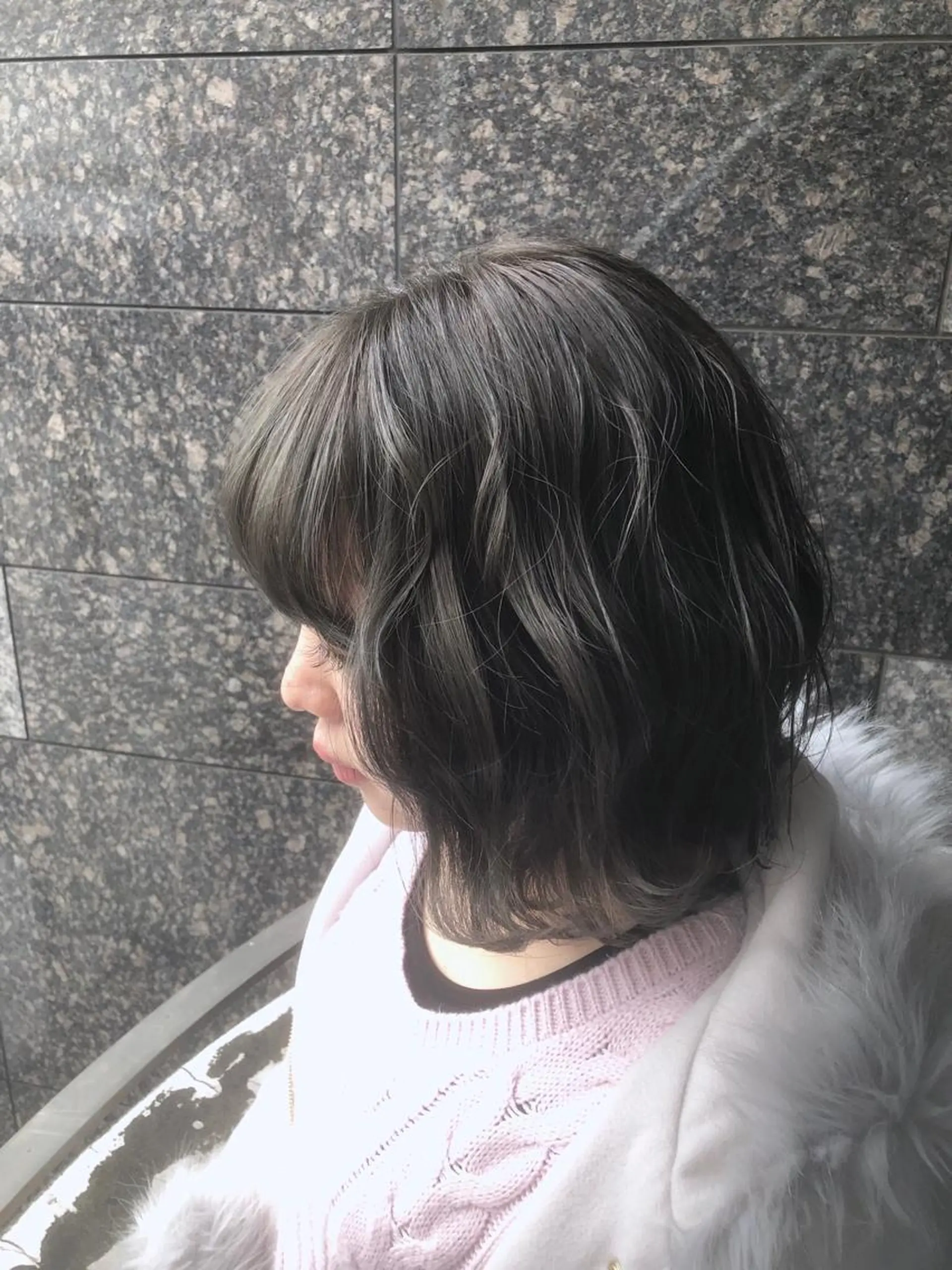 ミディアム カラーアンドケアリタ kitamuuuのヘアスタイル