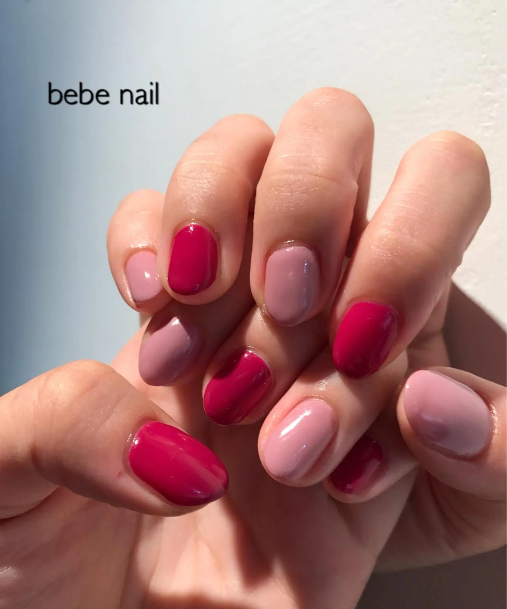 ネイル ジェルネイル ワンカラーネイル パラジェル ハンドネイル Ann nailのネイルデザイン