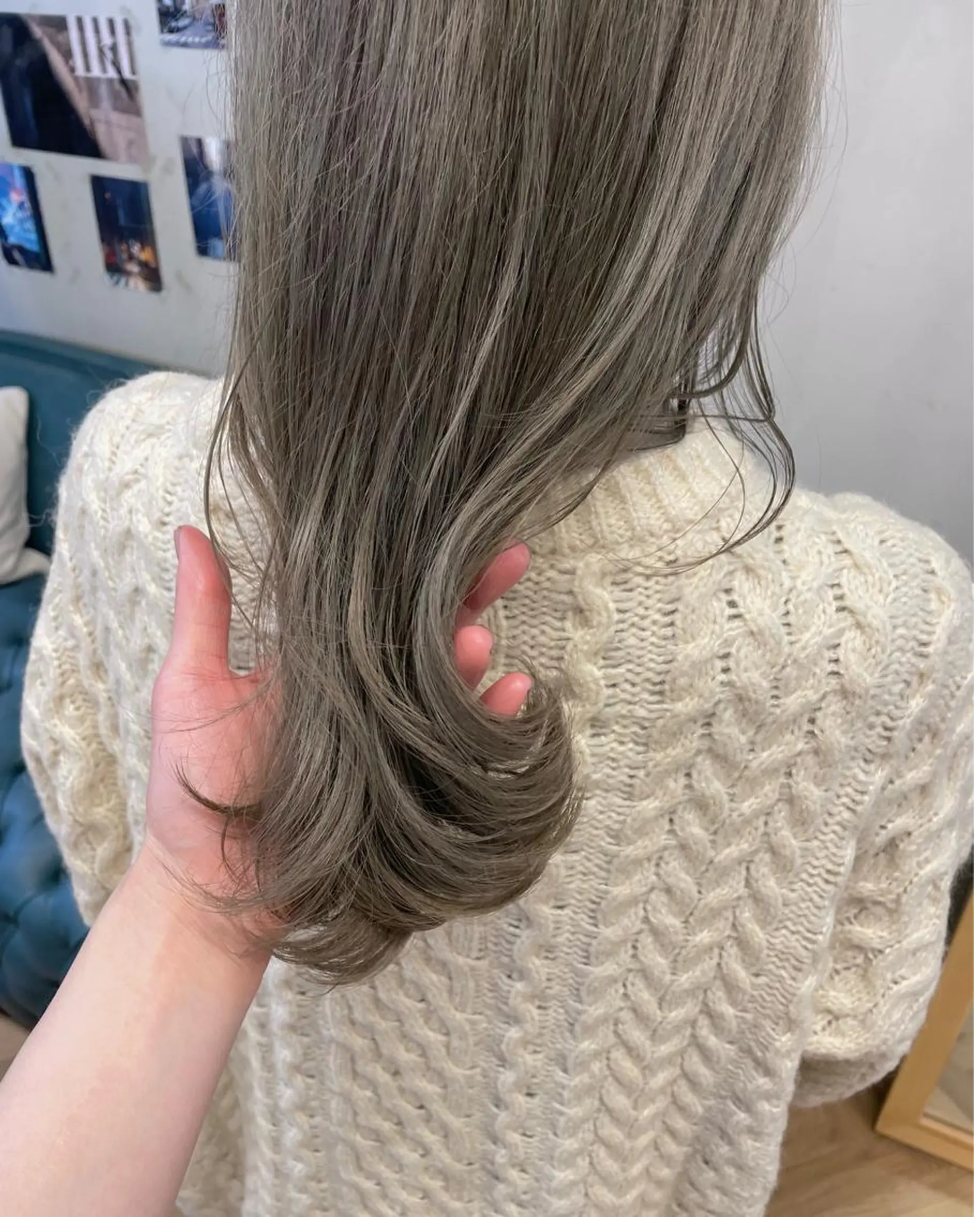 ミディアム カラー パーマ ヘアアレンジ メンズ キッズ ネイル マツエク・マツパ アイブロウ オリーブカラー 眉カラー ヘアカラー トリートメント tatsumi/ボブ ウルフ/レイヤーのヘアスタイル