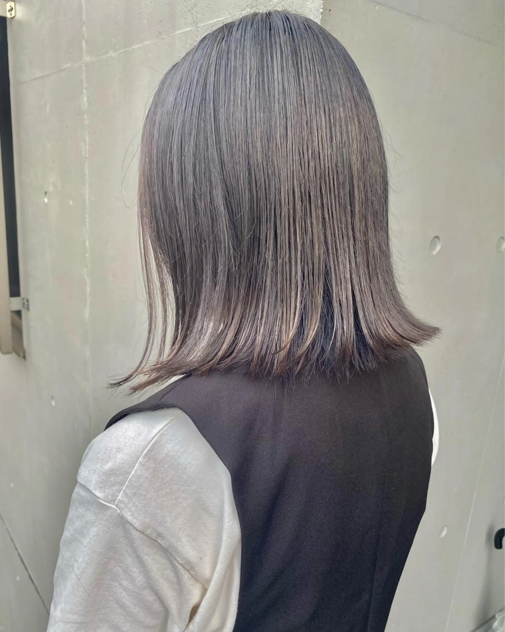 ミディアム カラー カット ヘアカラー トリートメント 似合わせカラーパーマ 🌿kitin米川のヘアスタイル