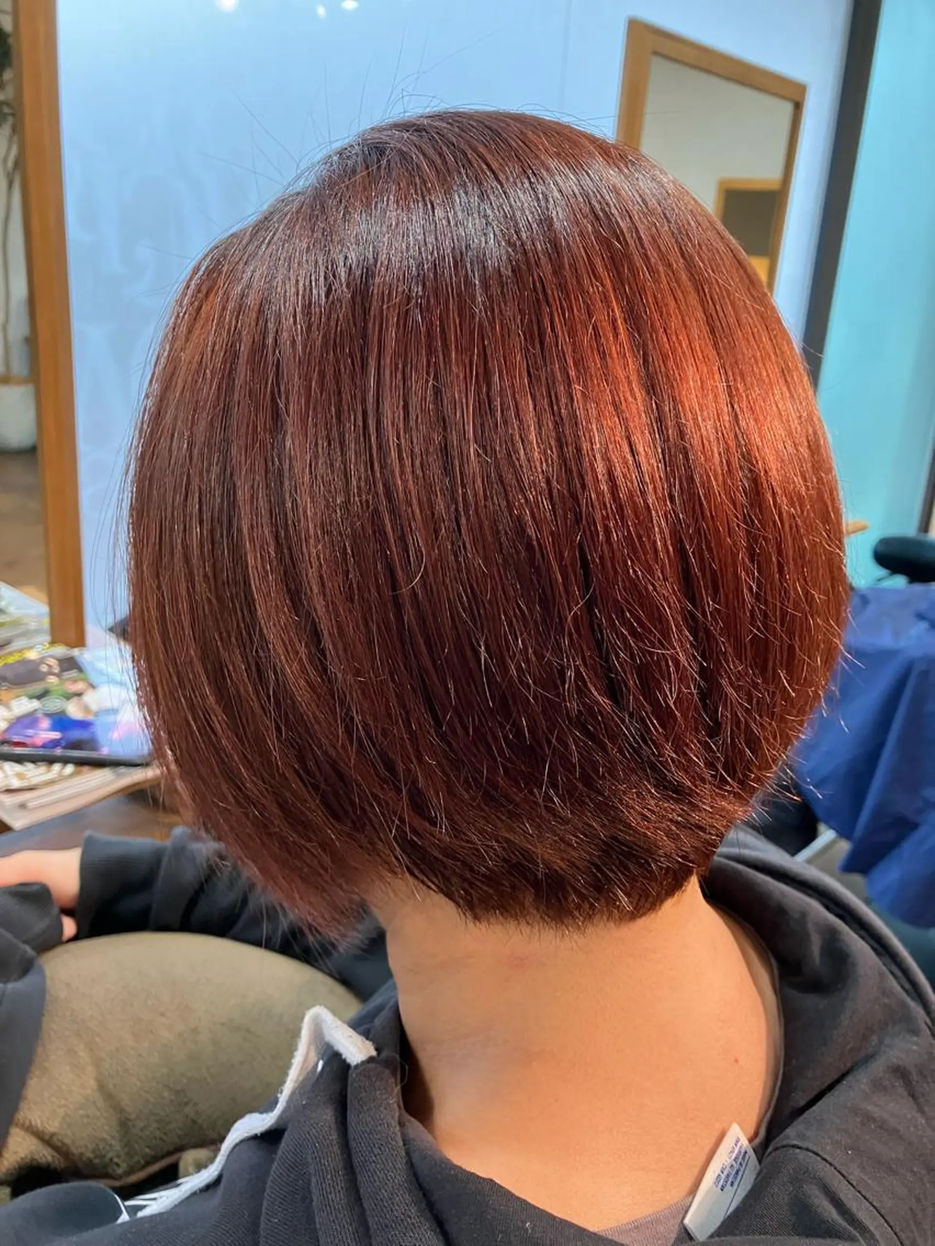 ショート カラー ローズカラー ショートヘア Hair&Make Nahoのマツエク・マツパデザイン