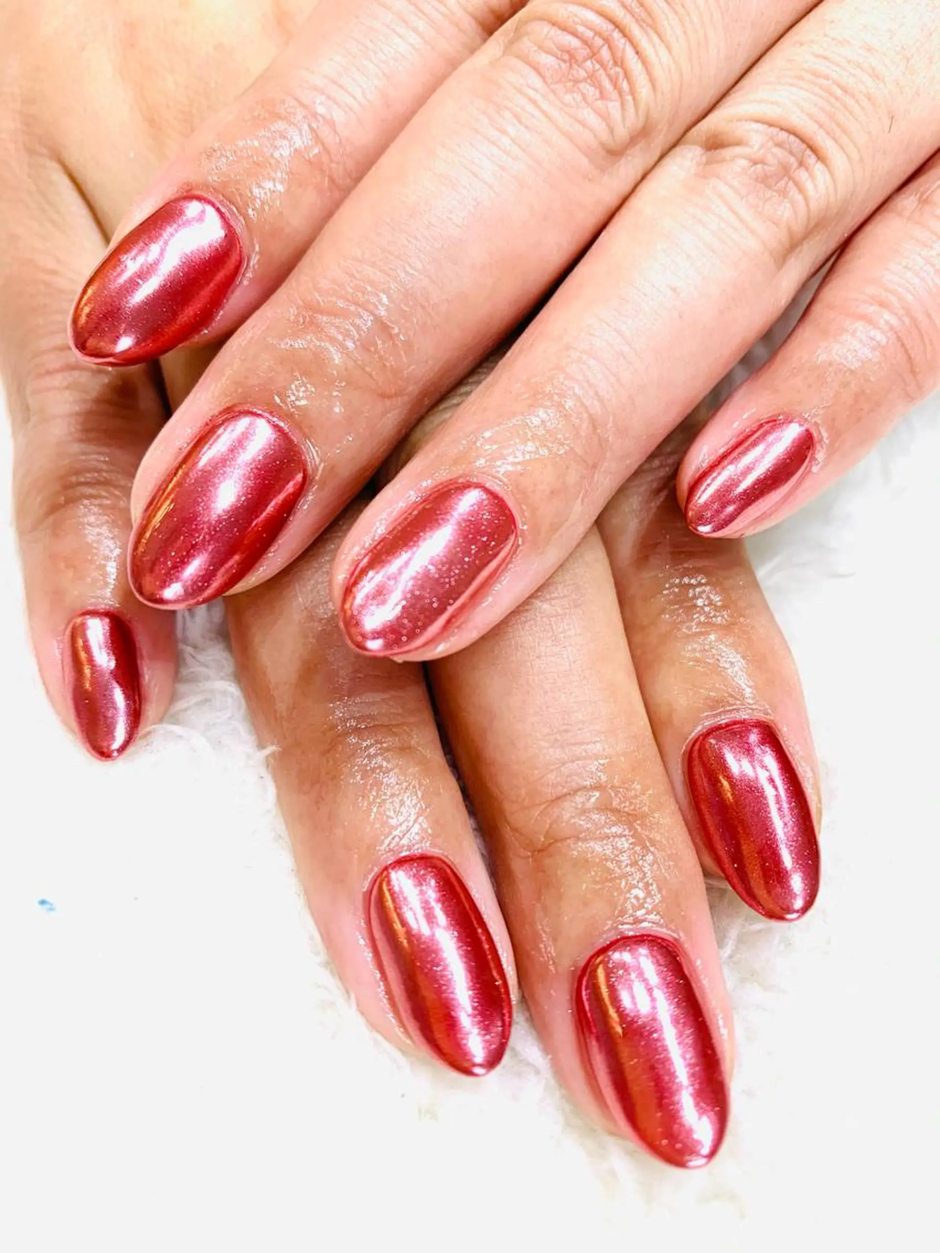 ネイル ミラーネイル ピンク nail salon quartetto所属・nail salon quartettoのネイルデザイン