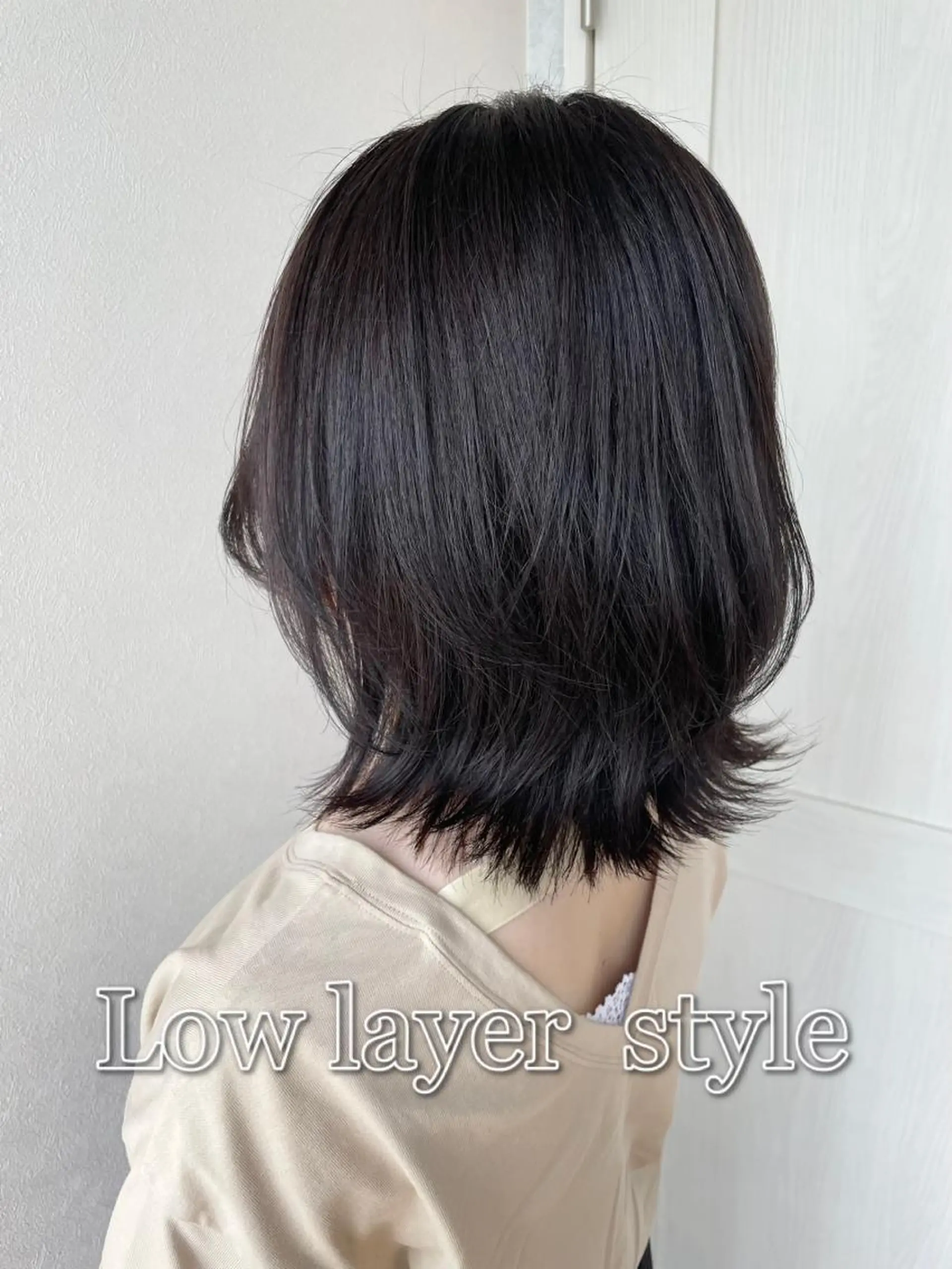 セミロング カット 小顔カット/美髪矯正 /透明感カラー🫧のヘアスタイル