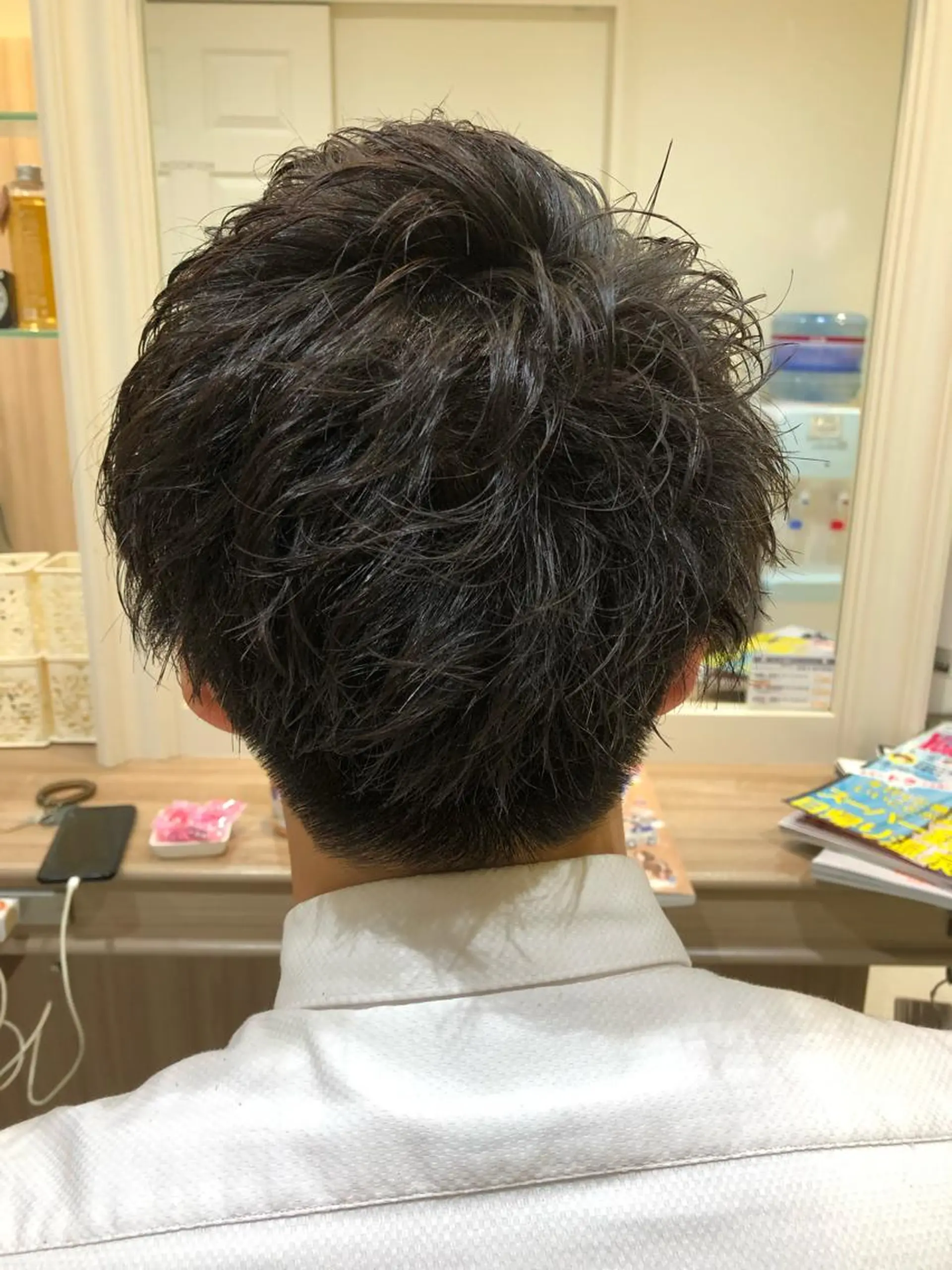パーマ メンズ カジサ ケイコのヘアスタイル