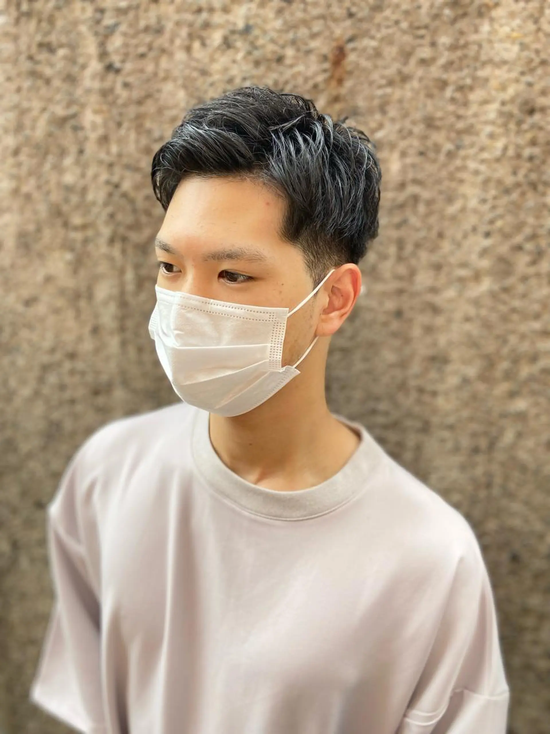 ショート カラー パーマ ヘアアレンジ メンズ ショートヘア カット ちこ .のヘアスタイル