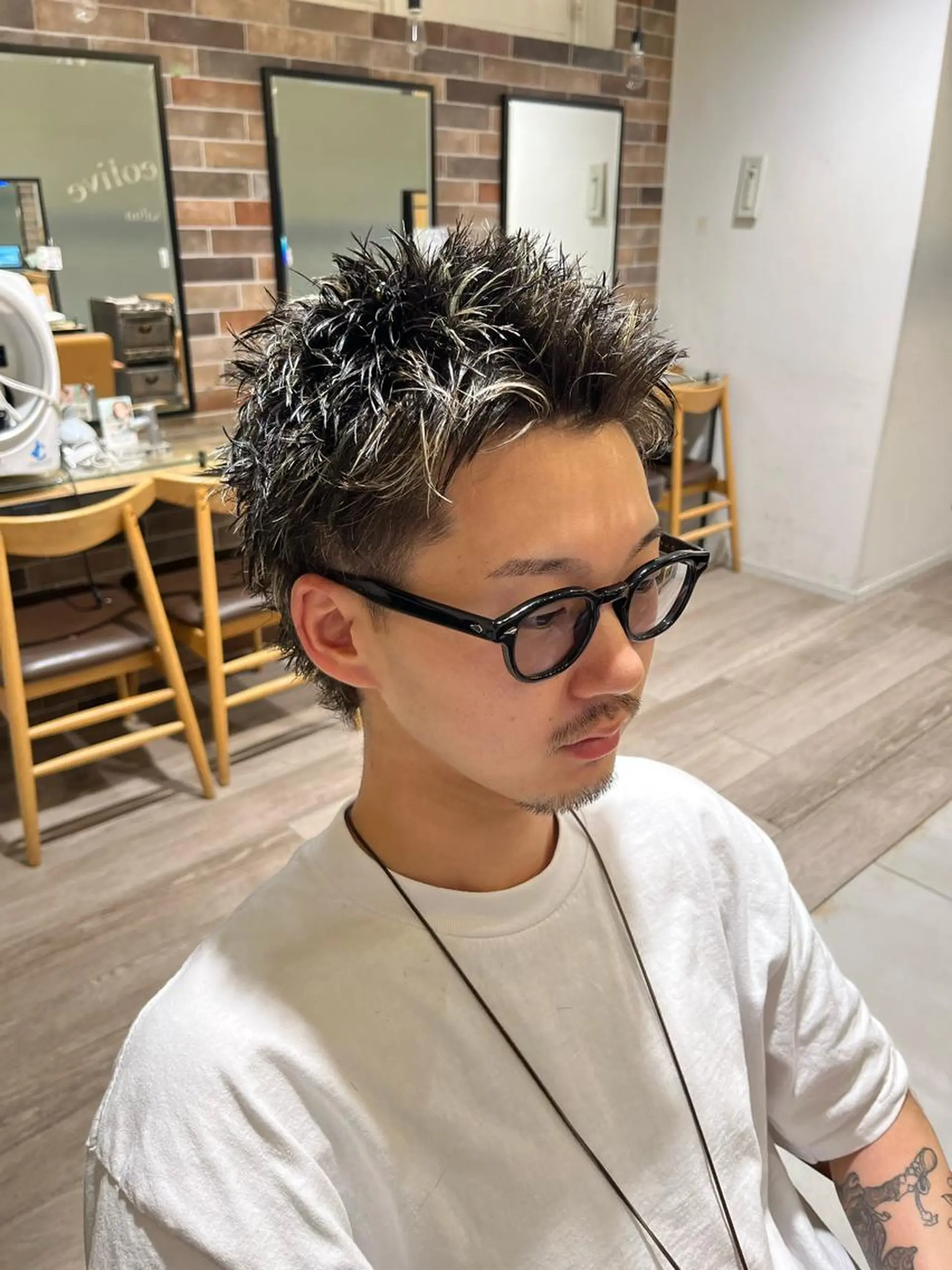 カラー メンズ カット ヘアカラー tata所属・メンズカット/ 外国人風/小嶺佑介のヘアスタイル