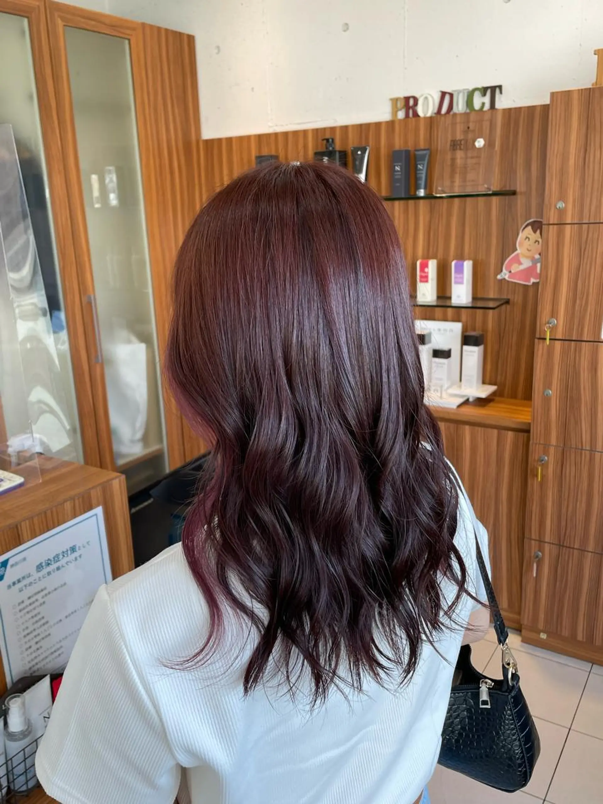 セミロング カラー ☪︎⋆ hair & eye yuka˚✩のマツエク・マツパデザイン