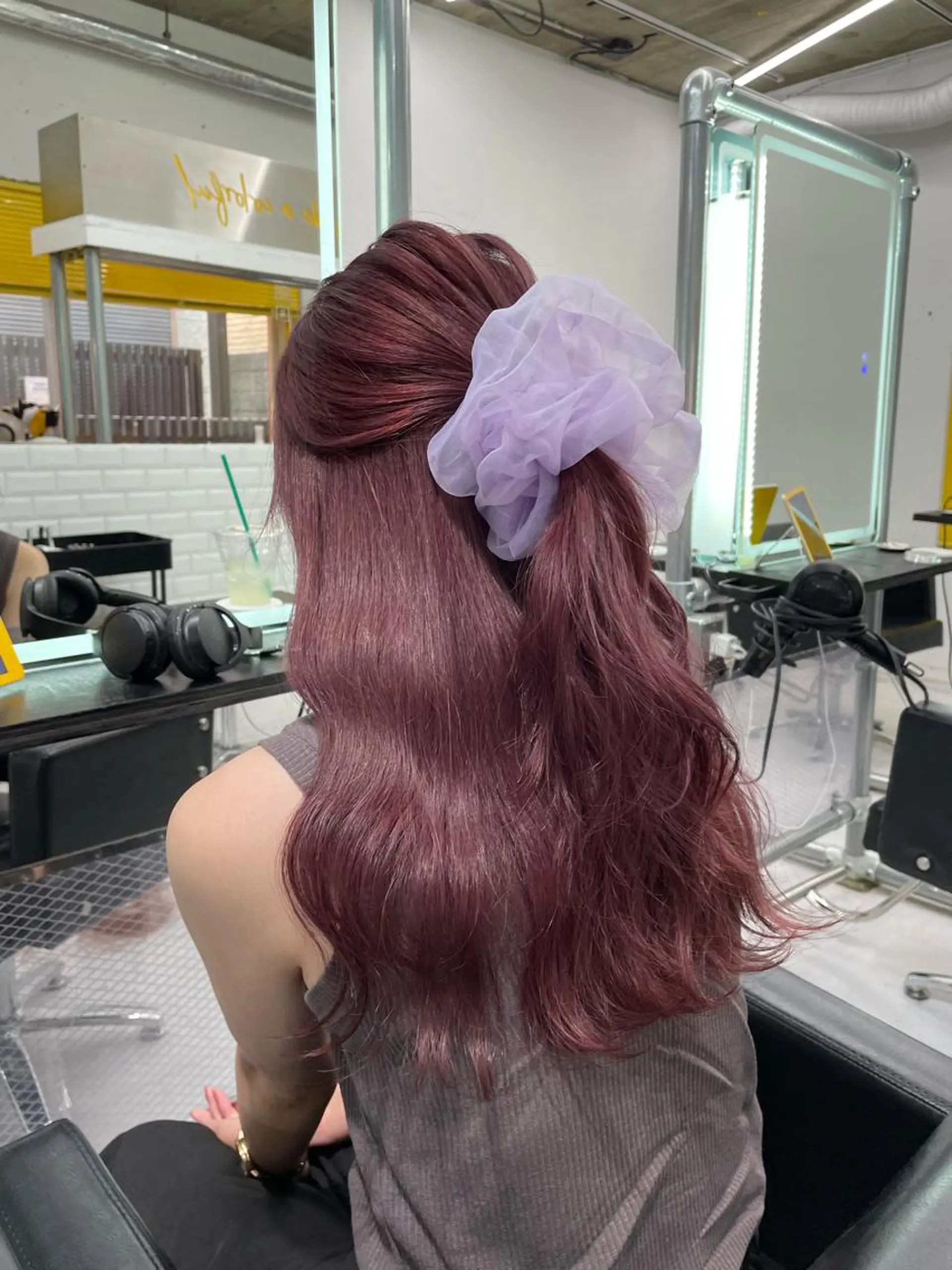 セミロング アッシュ ピンクブラウン ピンクラベンダー ボブ 学生 当日予約大歓迎💕/ Chisatoのその他イメージ