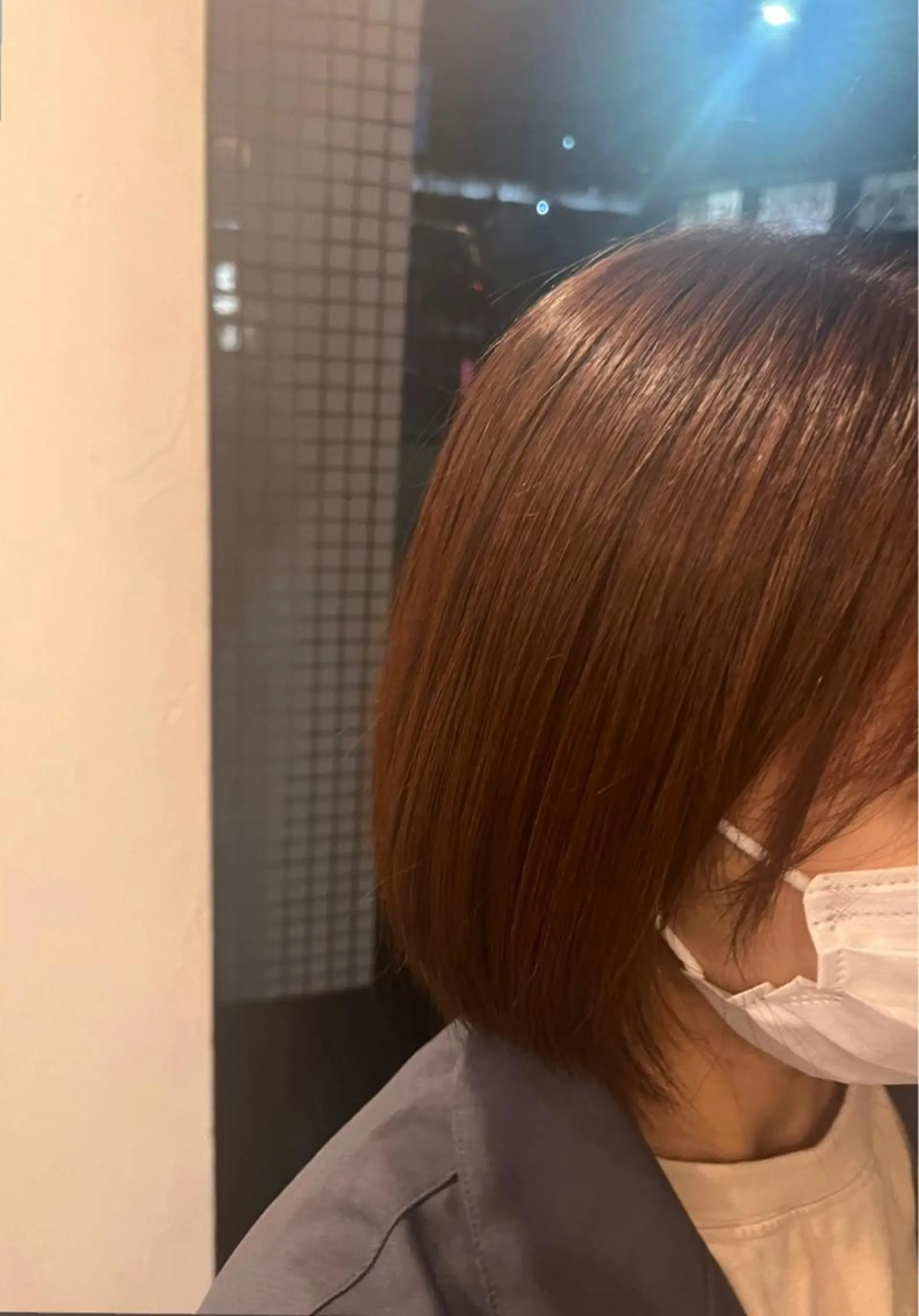 カラー ブラウンカラー オレンジ オレンジブラウン アトリエファゴ Noaのヘアスタイル