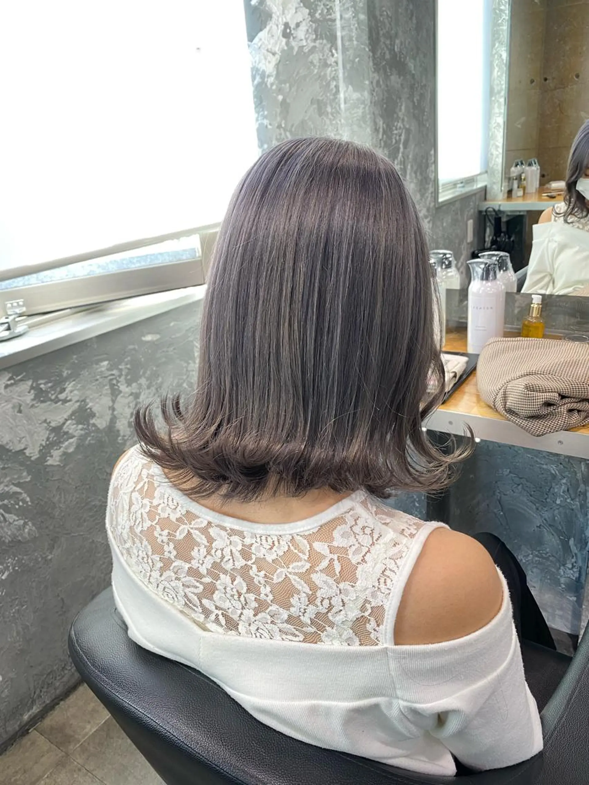 ミディアム カラー エフェクトブリーチ 🌟前澤啓太朗のヘアスタイル