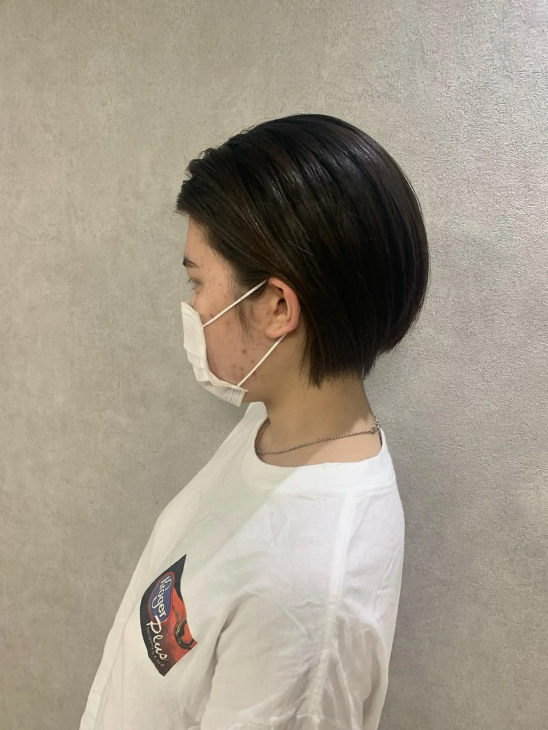 ショート カット 縮毛矯正 ♡派手髪カラー♡ 🅝🅐🅝🅐のヘアスタイル