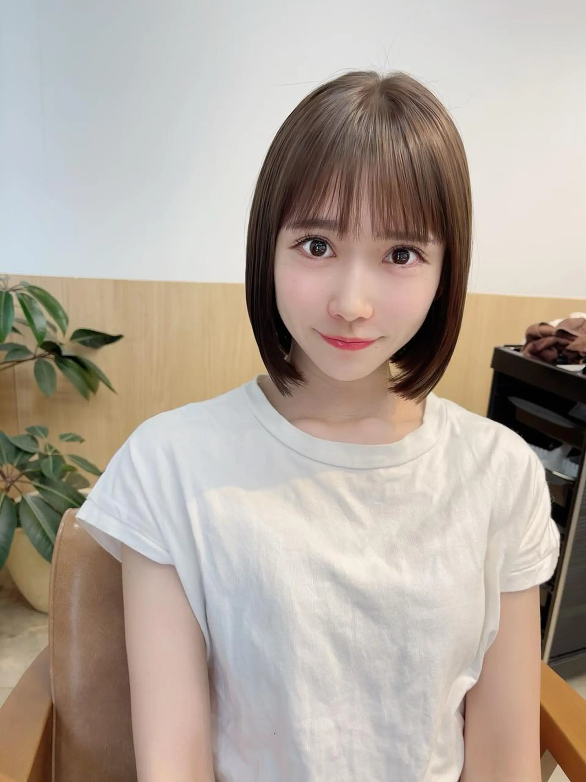 ショート ボブ 巣山 竜一のヘアスタイル