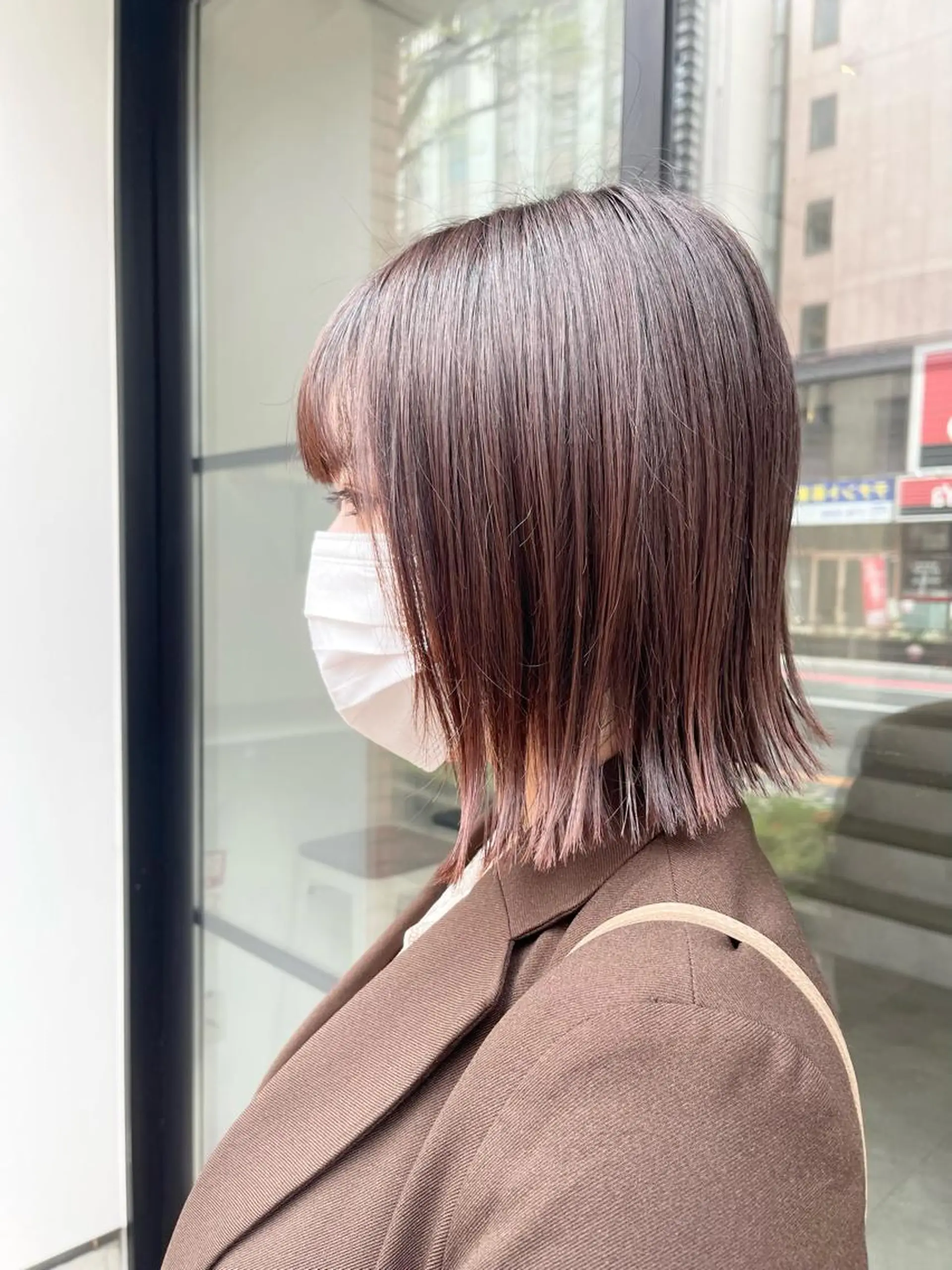 ミディアム カット ヘアカラー 園田 渉 ◤SHIKIO◢のヘアスタイル