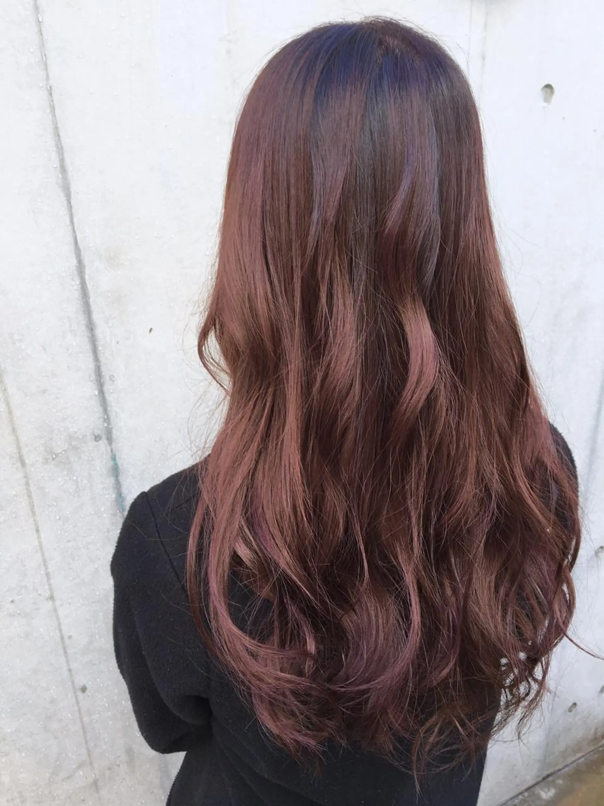 ロング カラー ブラウンカラー ピンクカラー ピンクブラウン カット ヘアカラー トリートメント ✨髪質改善縮毛矯正✨ 宇田川修平のヘアスタイル