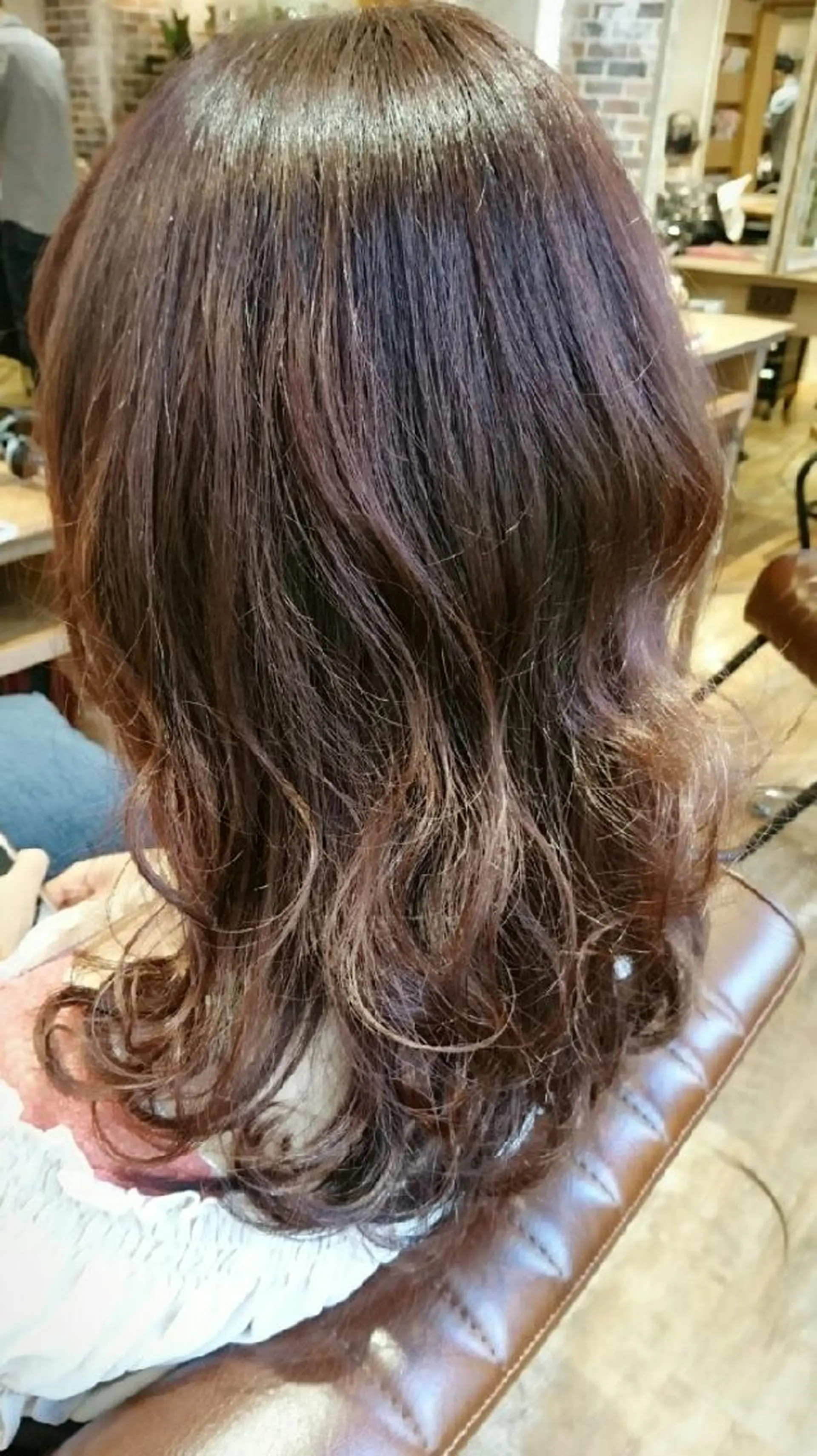 ロング カラー ラベンダーカラー ラベンダーピンク ピンクカラー カット パーマ ＊Cielo＊ 佐藤 幸世のヘアスタイル