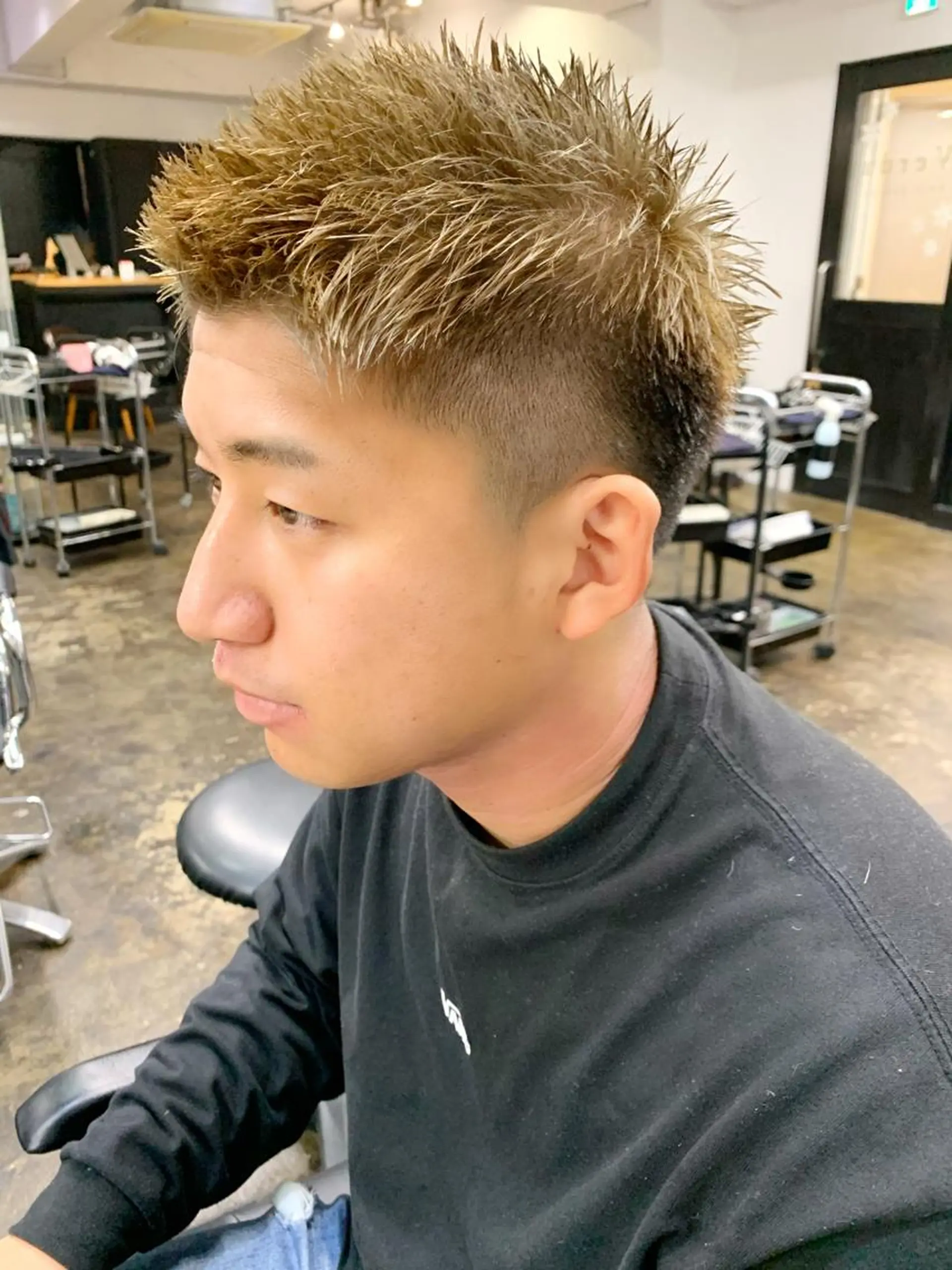 ショート カラー メンズ メンズパーマ メンズ特化ryoのヘアスタイル