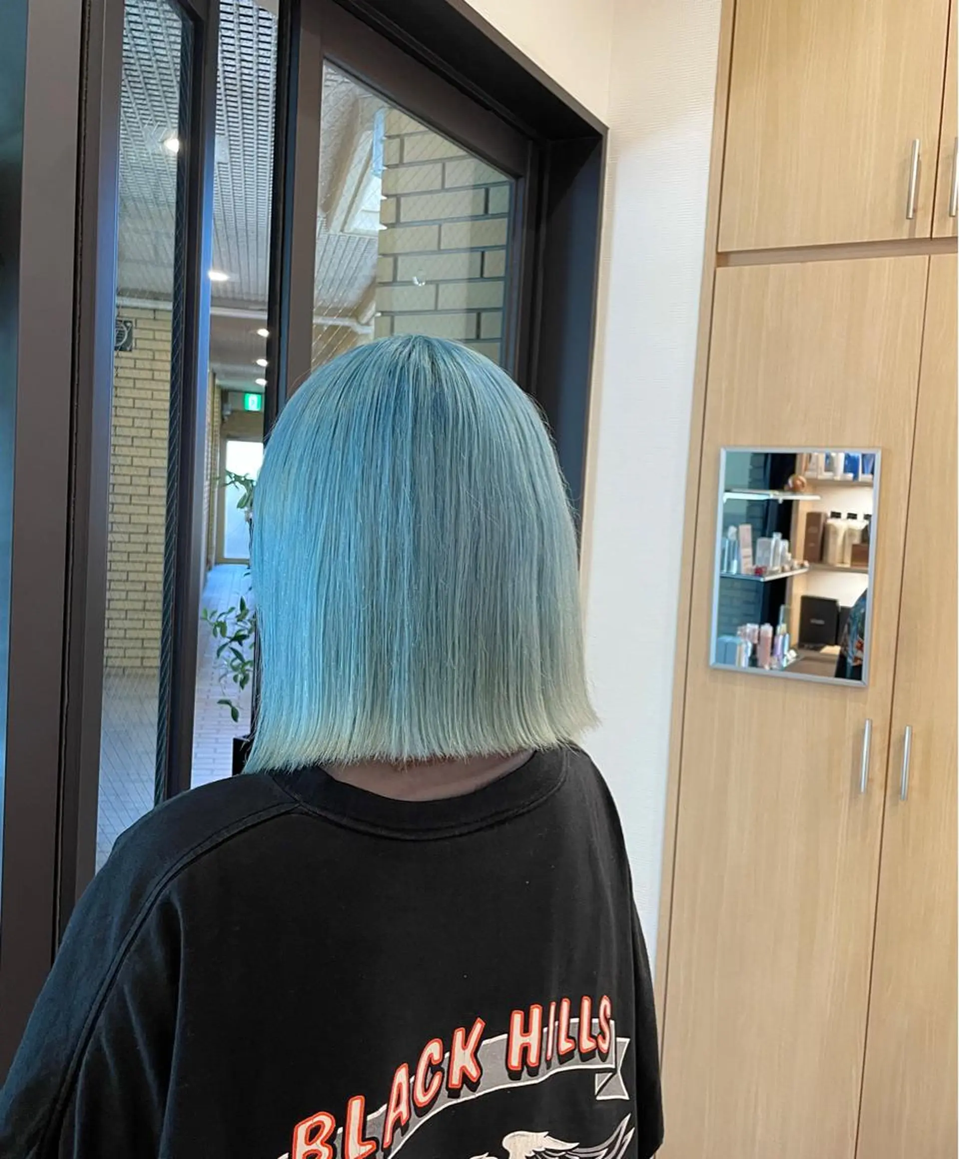 ショート カラー ブルーカラー ヘアカラー トリートメント 城 健太郎 💎ハイトーンのヘアスタイル