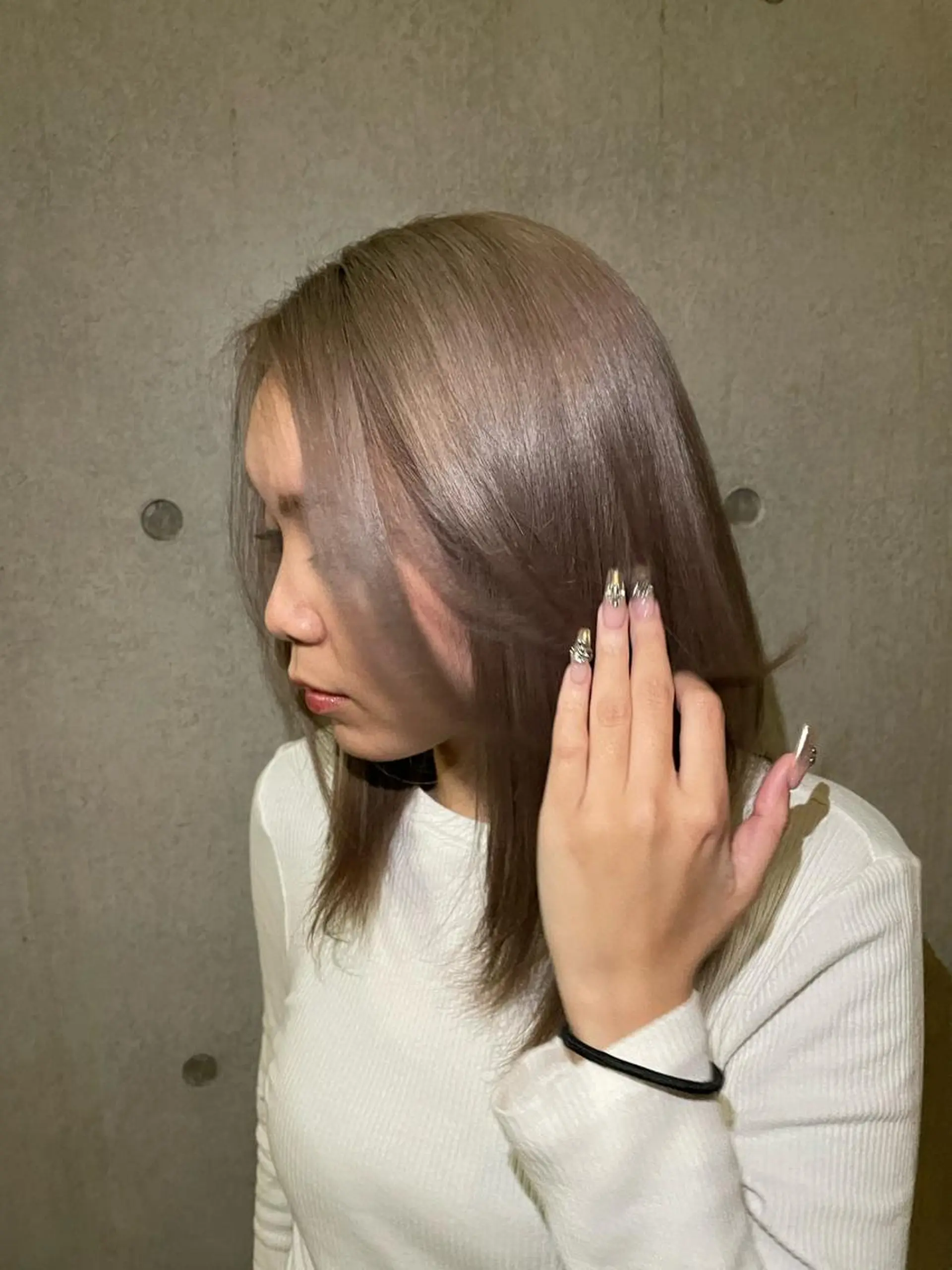 ミディアム たかはし はるかのヘアスタイル
