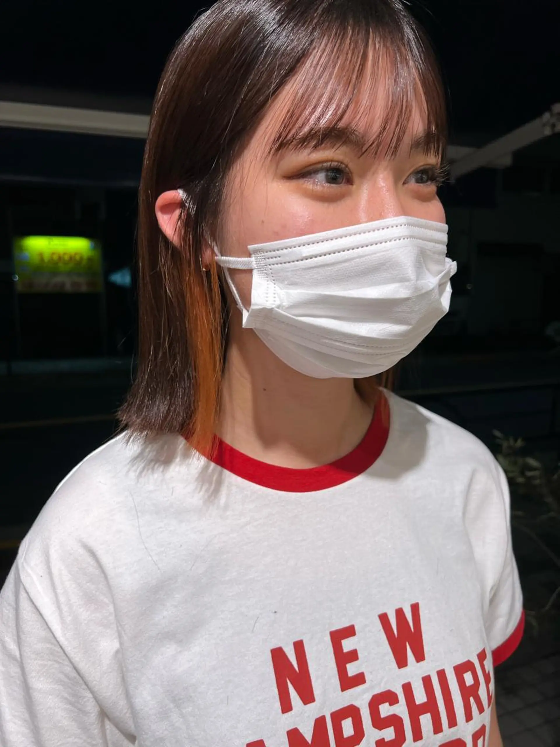 ミディアム ヘアカラー Kakui Yuikaのヘアスタイル