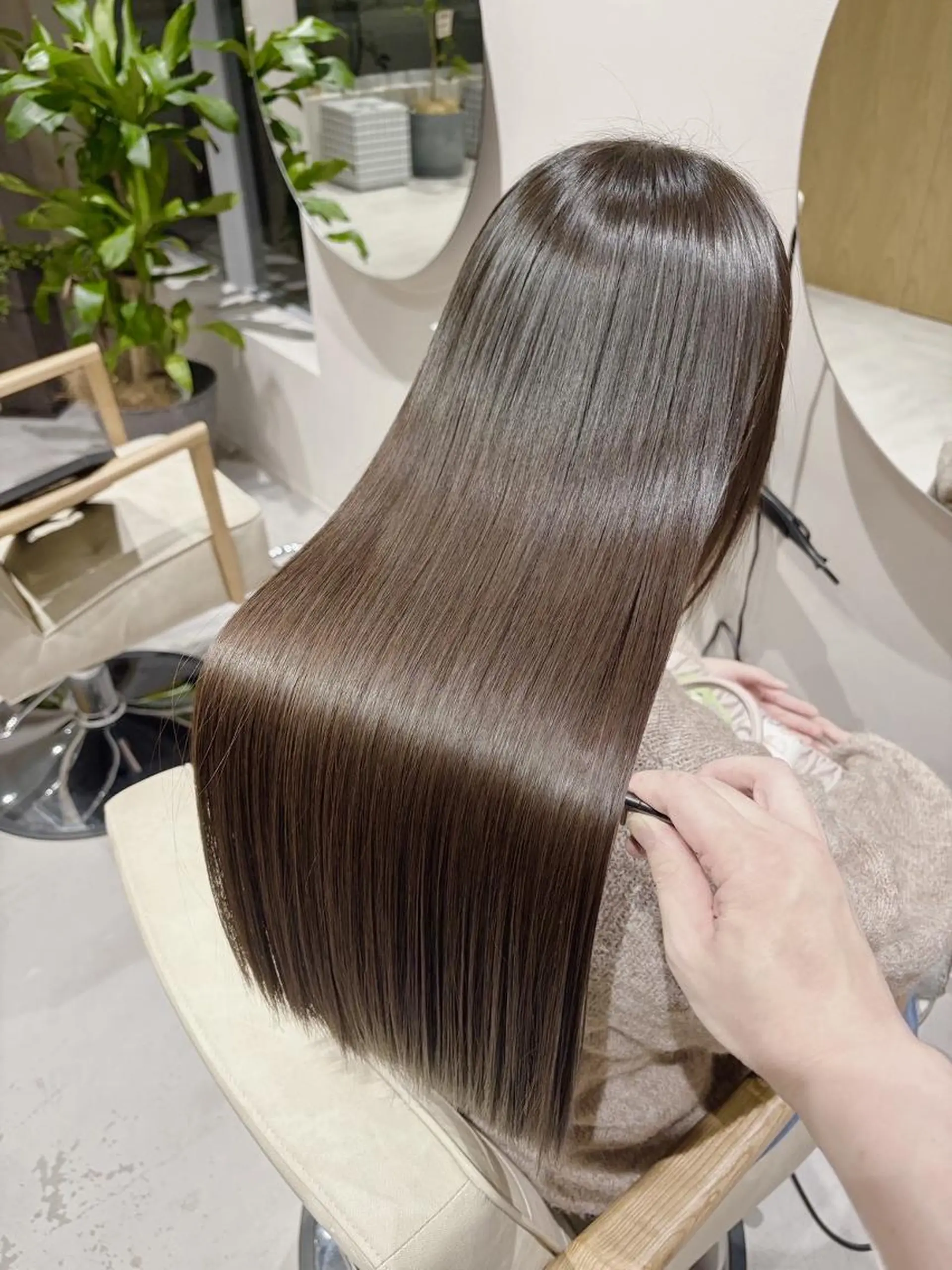 ロング カラー カット ヘアカラー 縮毛矯正 レイヤーカットが得意 ✨村田和佳のヘアスタイル