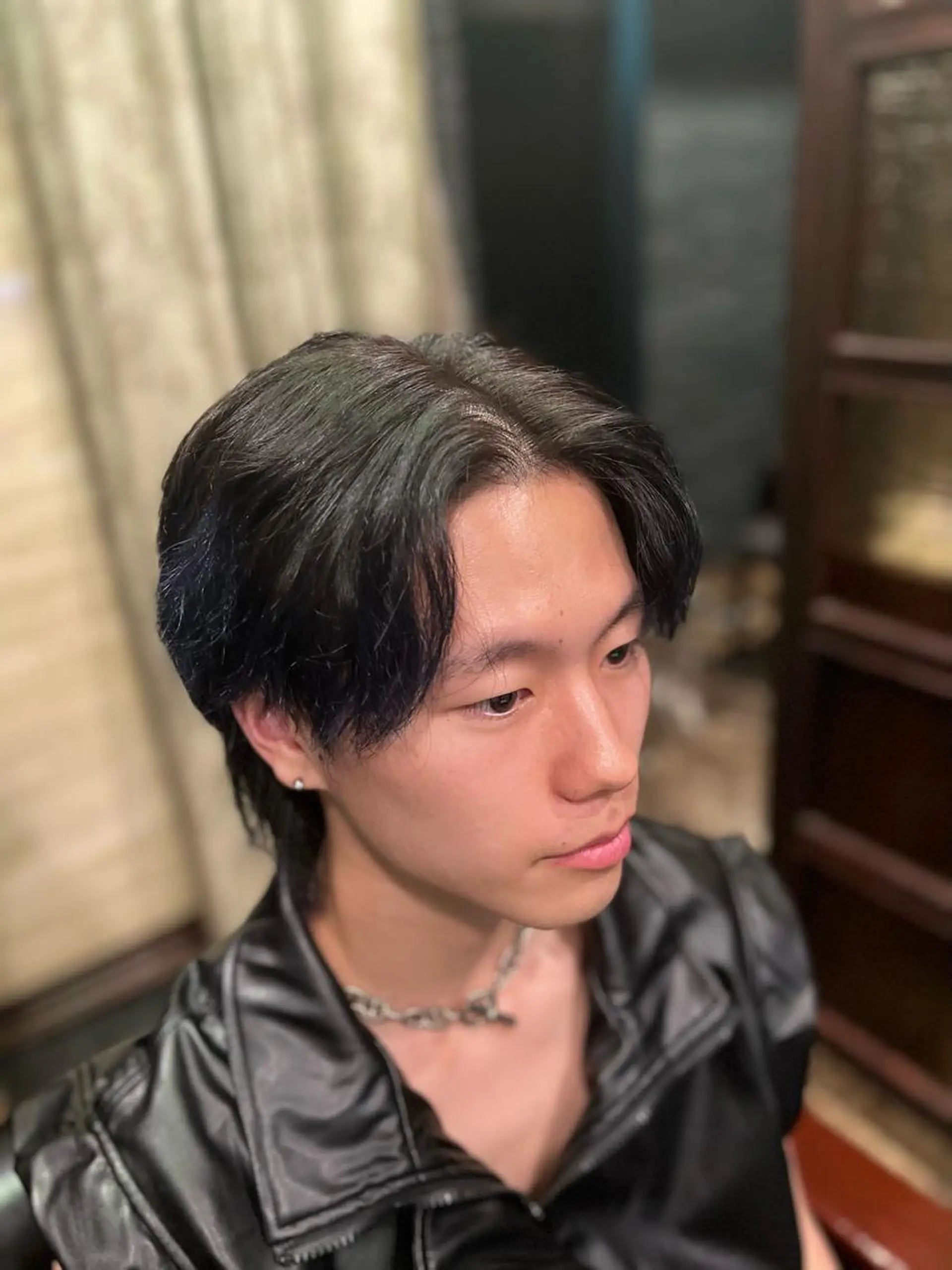 ミディアム ウルフカット メンズ専用 佐々木のヘアスタイル