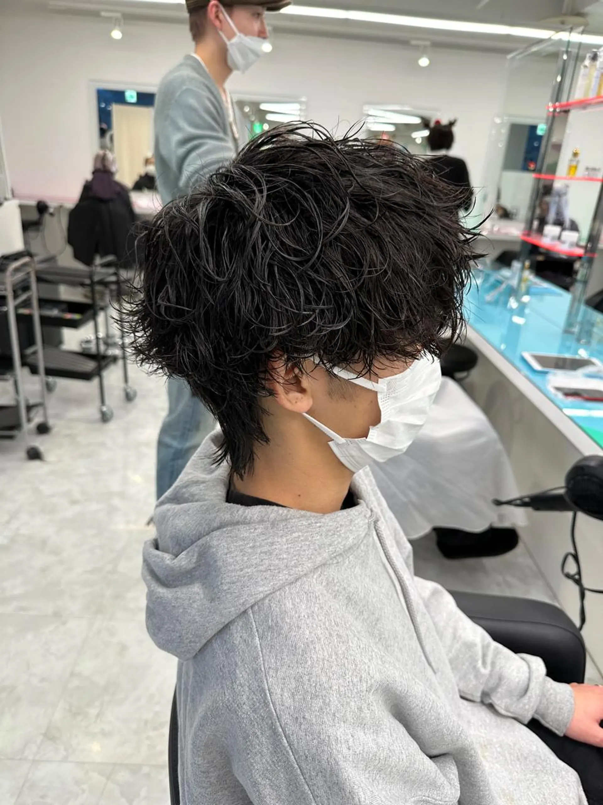 ショート カラー パーマ メンズ 【メンズサロン】 BLUCK 横浜のヘアスタイル