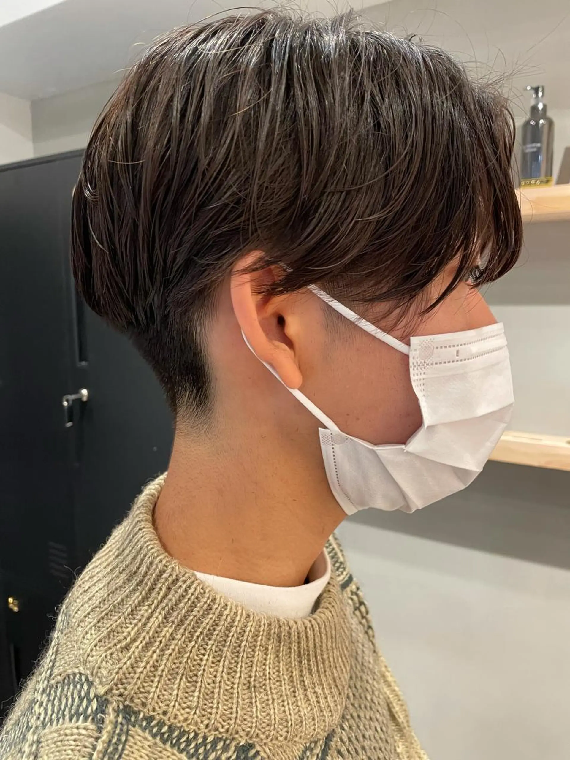 パーマ メンズ センターパート hazuki 🌝のヘアスタイル