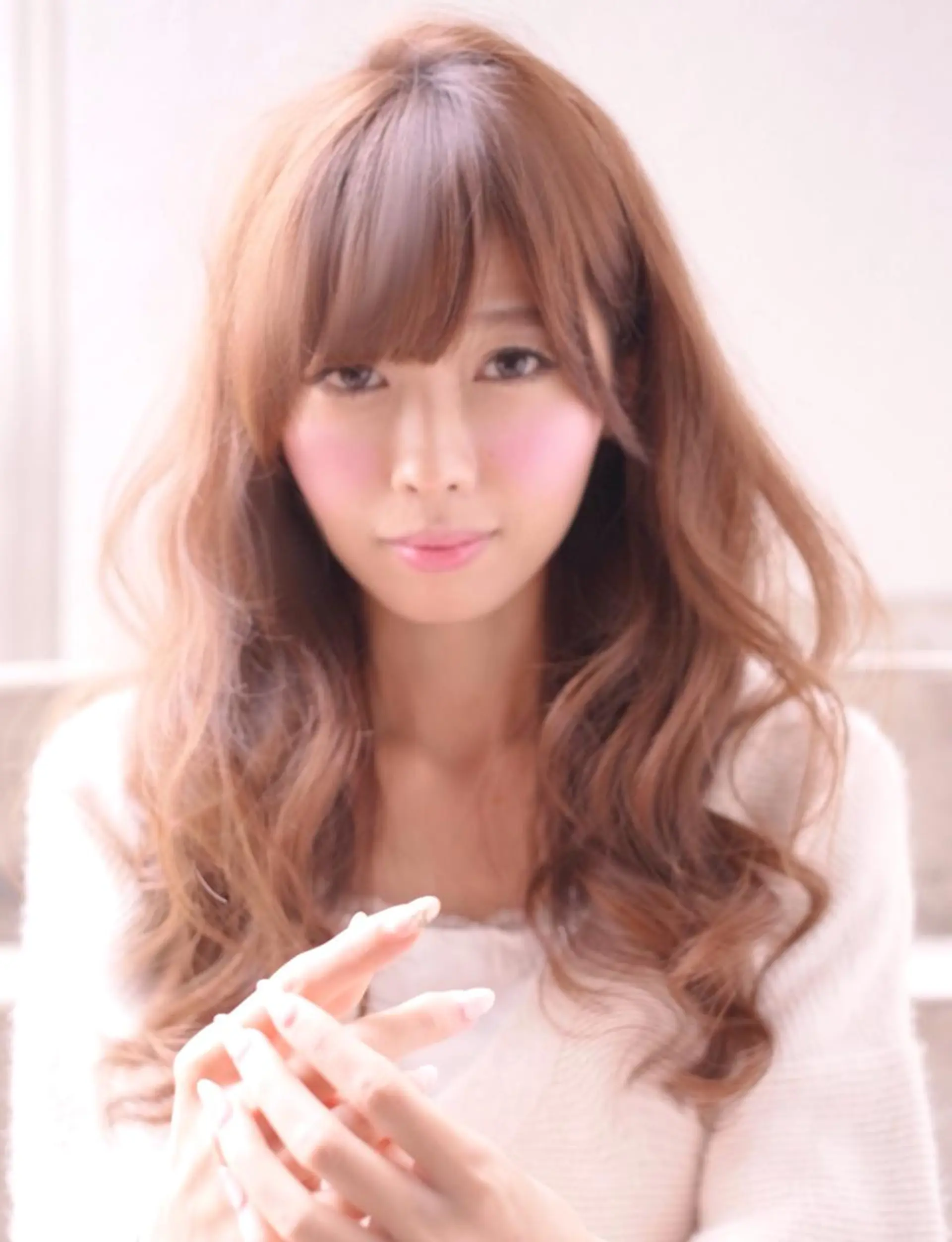 ロング 浜田 敦史のヘアスタイル