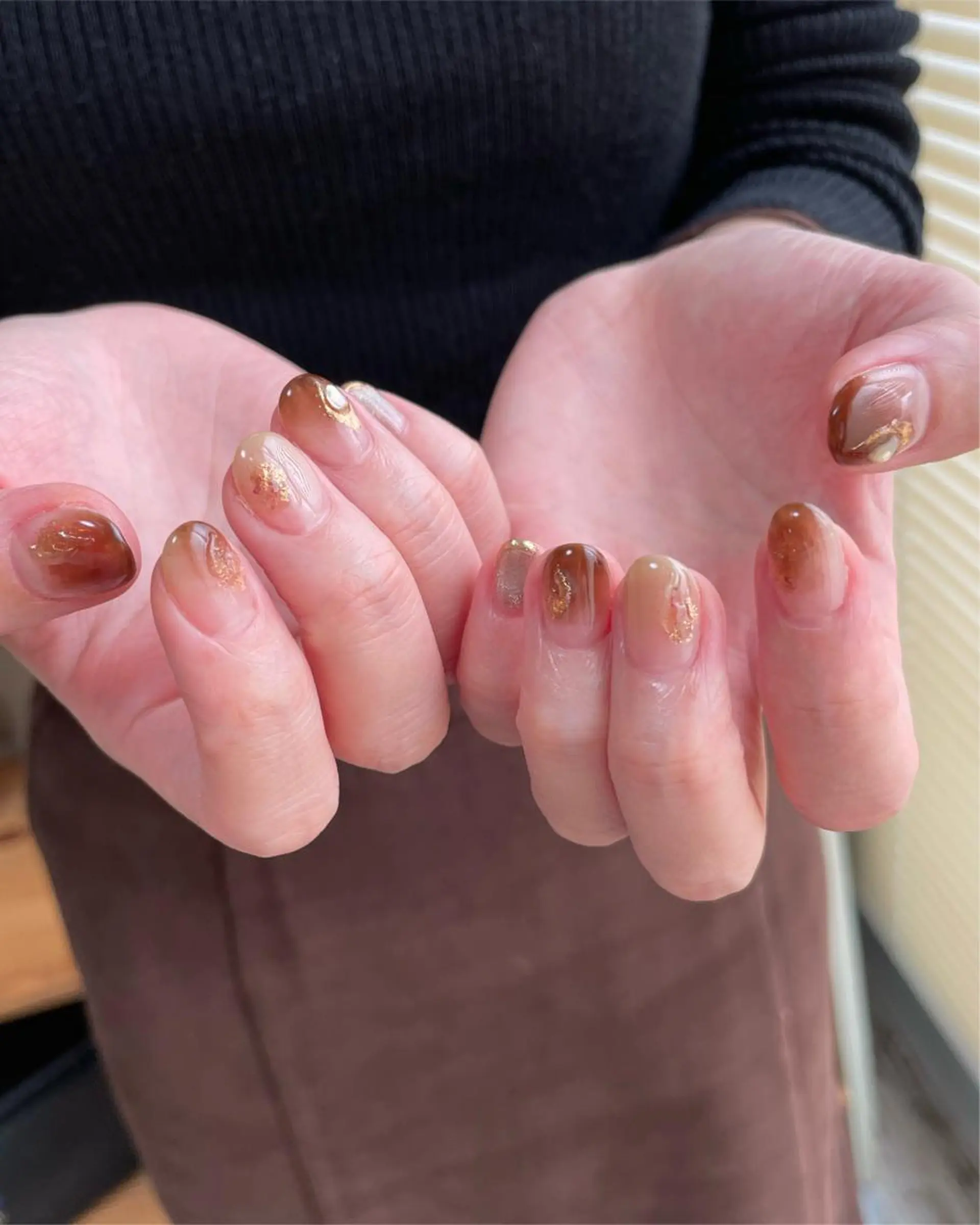 ネイル ハンドネイル 𝑡𝑖𝑎𝑚𓂃 きむらゆきののネイルデザイン