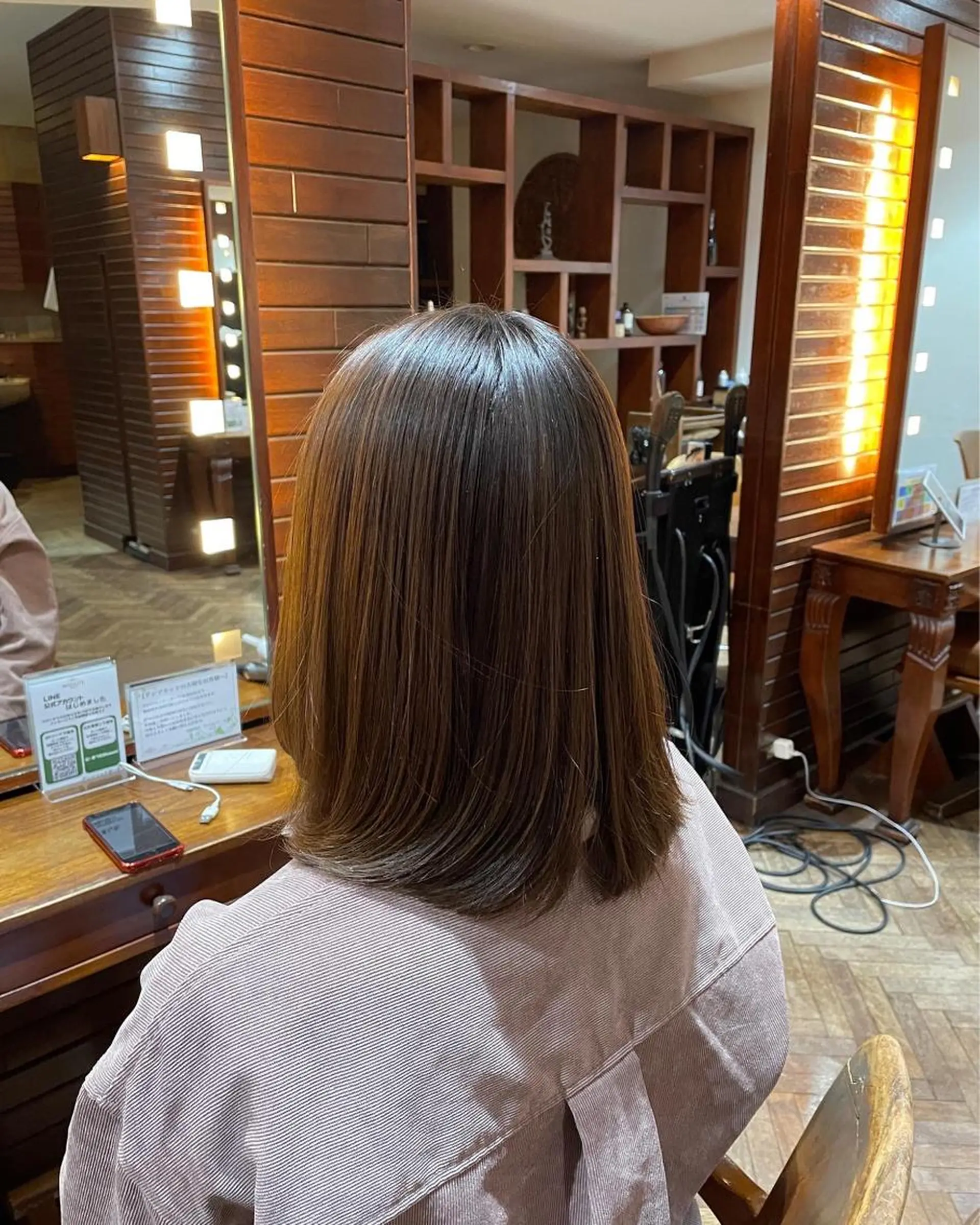 ミディアム stylist YUTOのヘアスタイル