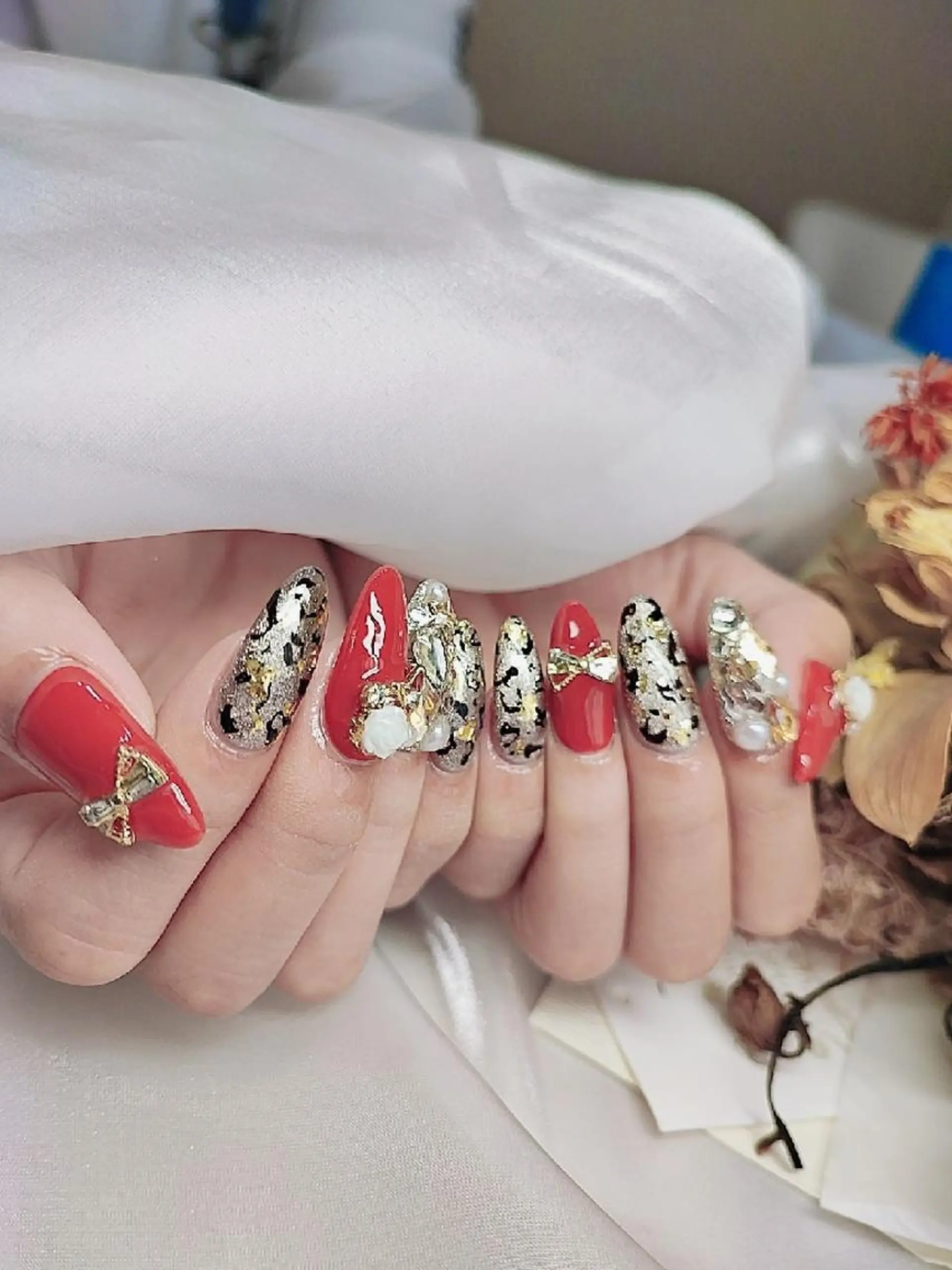 ネイル ハンドネイル 森 ネイルサロンのネイルデザイン