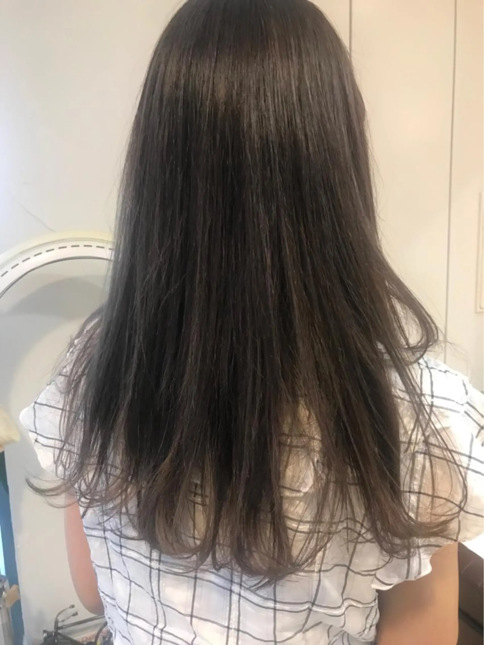 ロング ヘアカラー トリートメント 末石 智のヘアスタイル