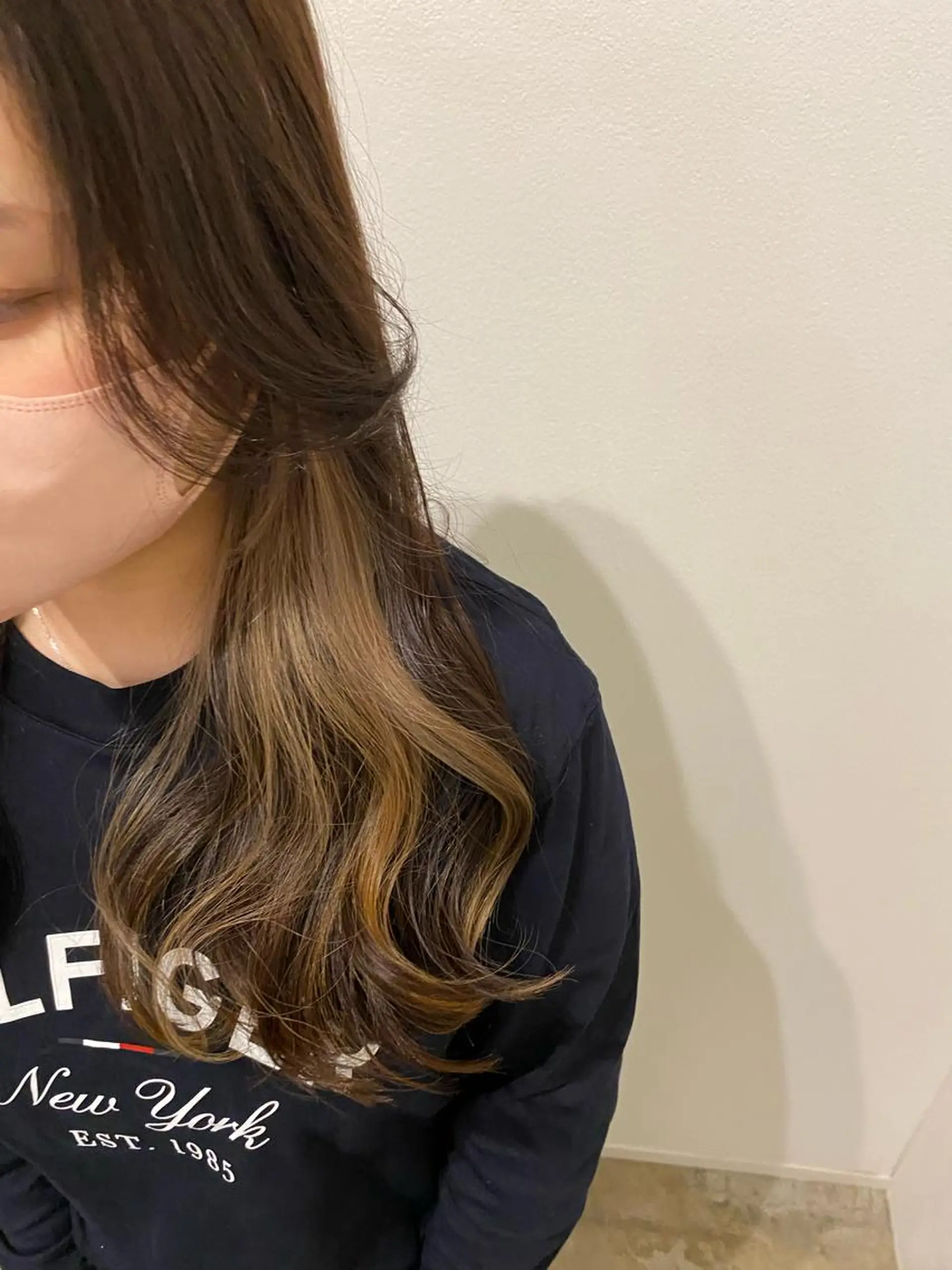 ロング カラー 藤野 凪沙のヘアスタイル