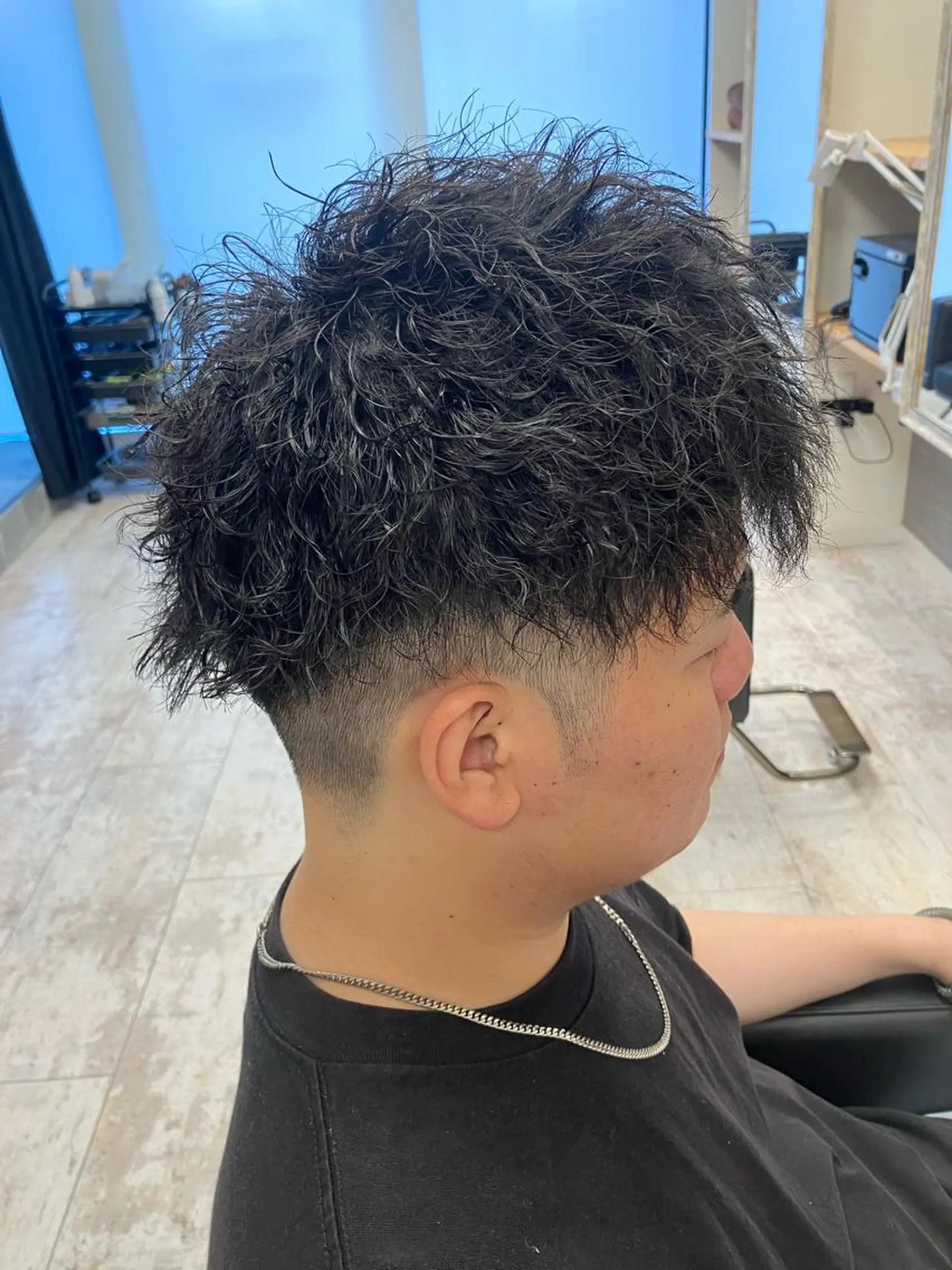 パーマ メンズ カット パーマ メンズ特化/パーマ/ フェードWATARUのヘアスタイル