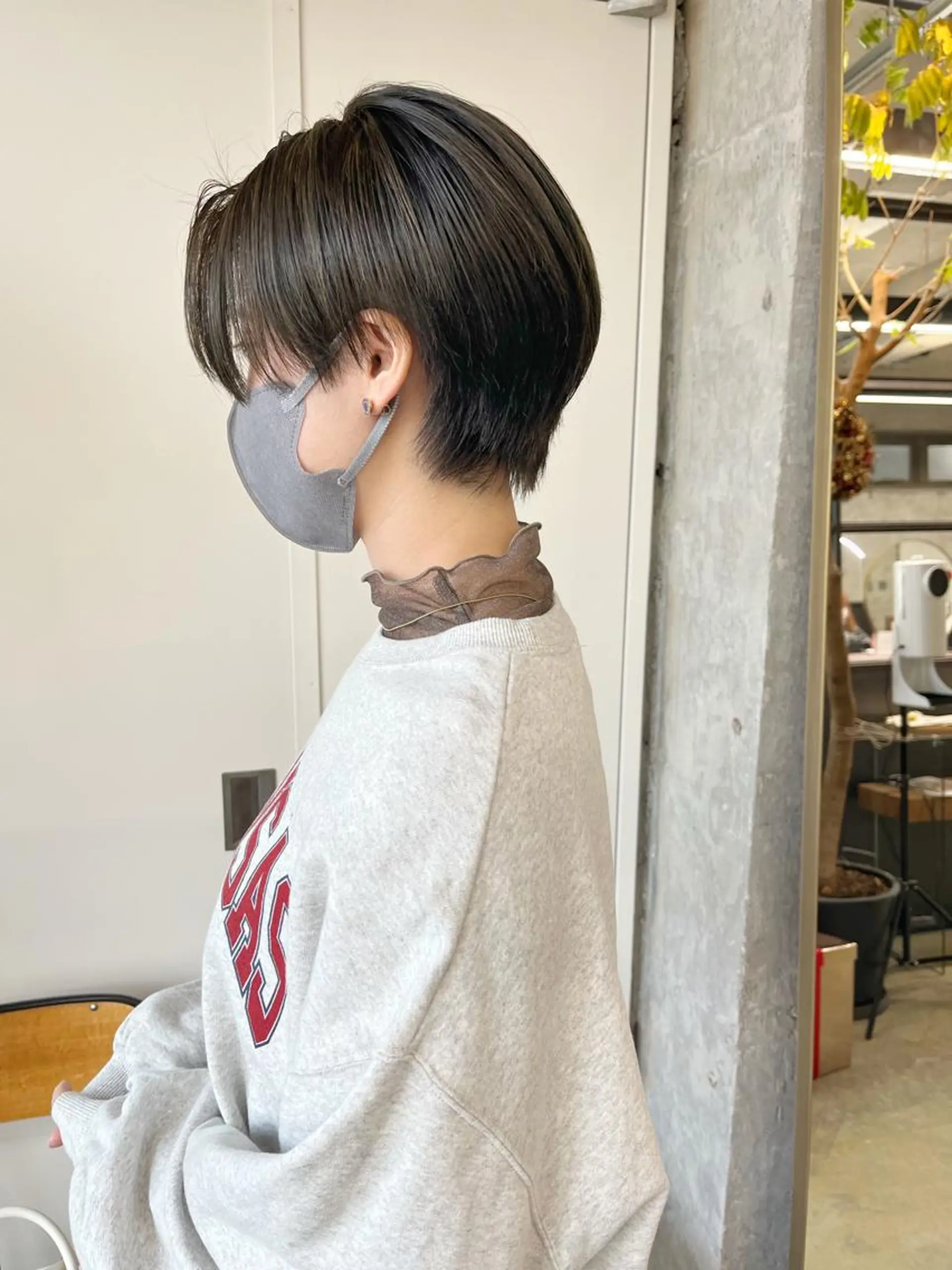 ショート カラー ハイライトカラー ハイライト ショートヘア 小木曽智美 /ボブ/ショートのヘアスタイル