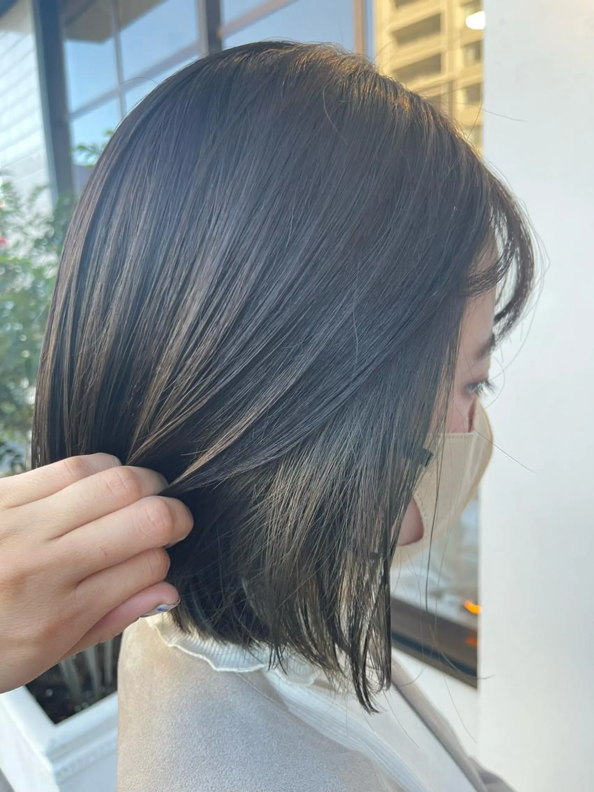 ショート 由比藤理子 ブリーチカラー🌈のヘアスタイル