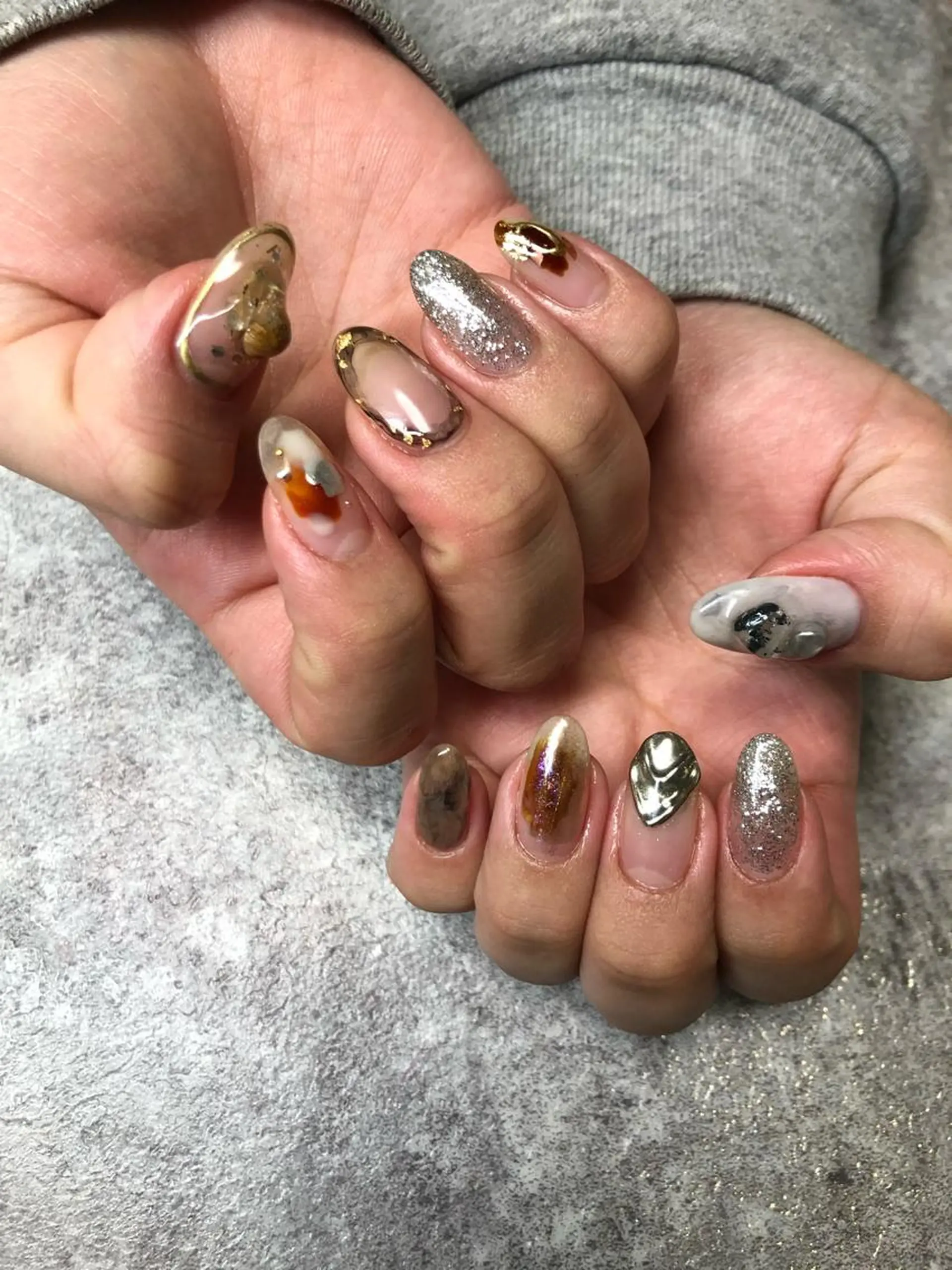 ネイル ハンドネイル 【LINON】 airiのネイルデザイン