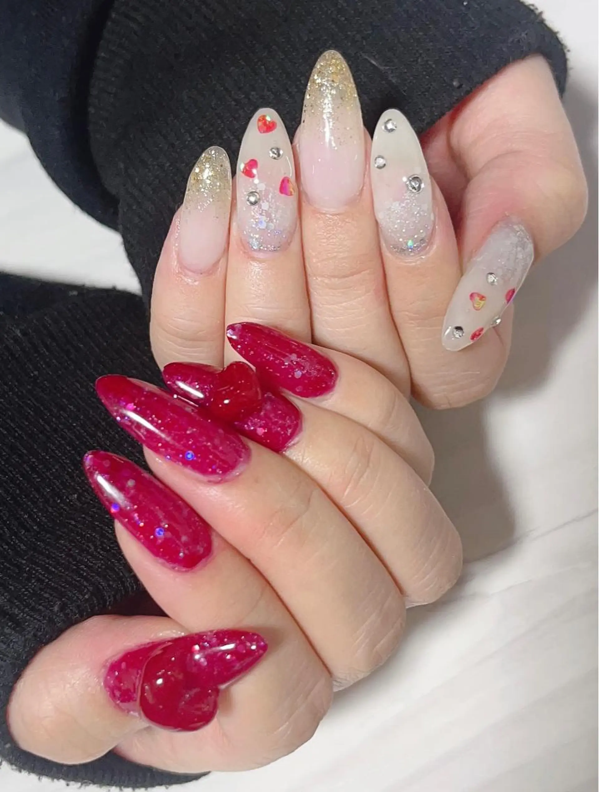 ネイル ハート etoile filanteのネイルデザイン