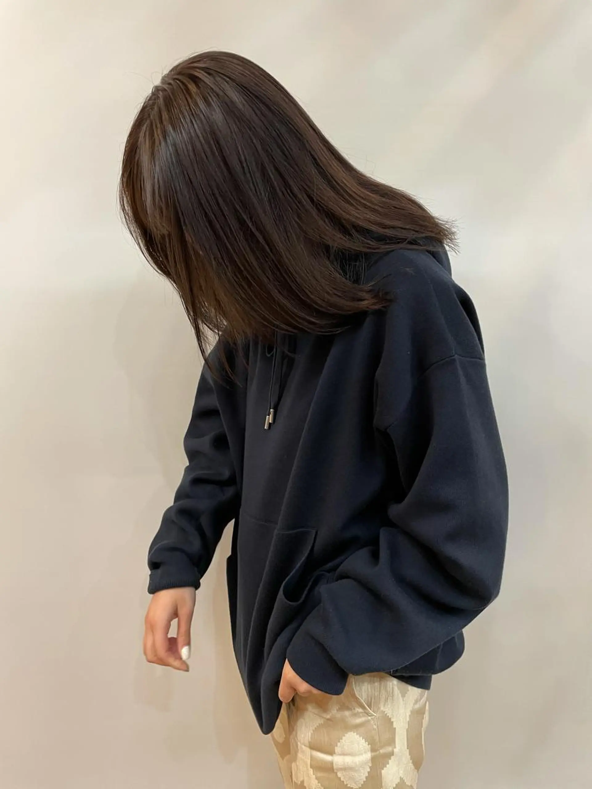 ミディアム 田中 碧のヘアスタイル