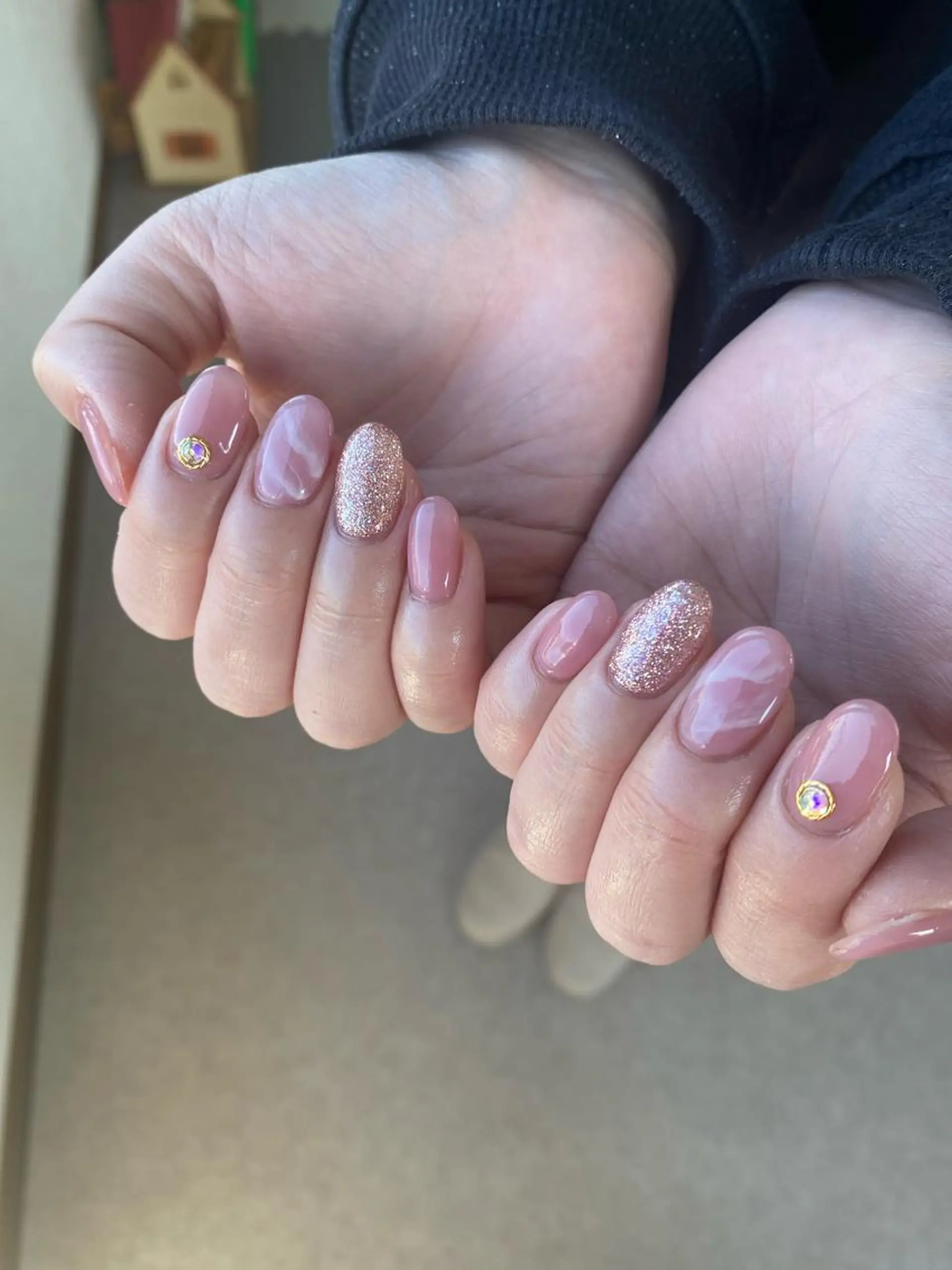 ショート カラー ネイル Nailsalon Calmeのネイルデザイン