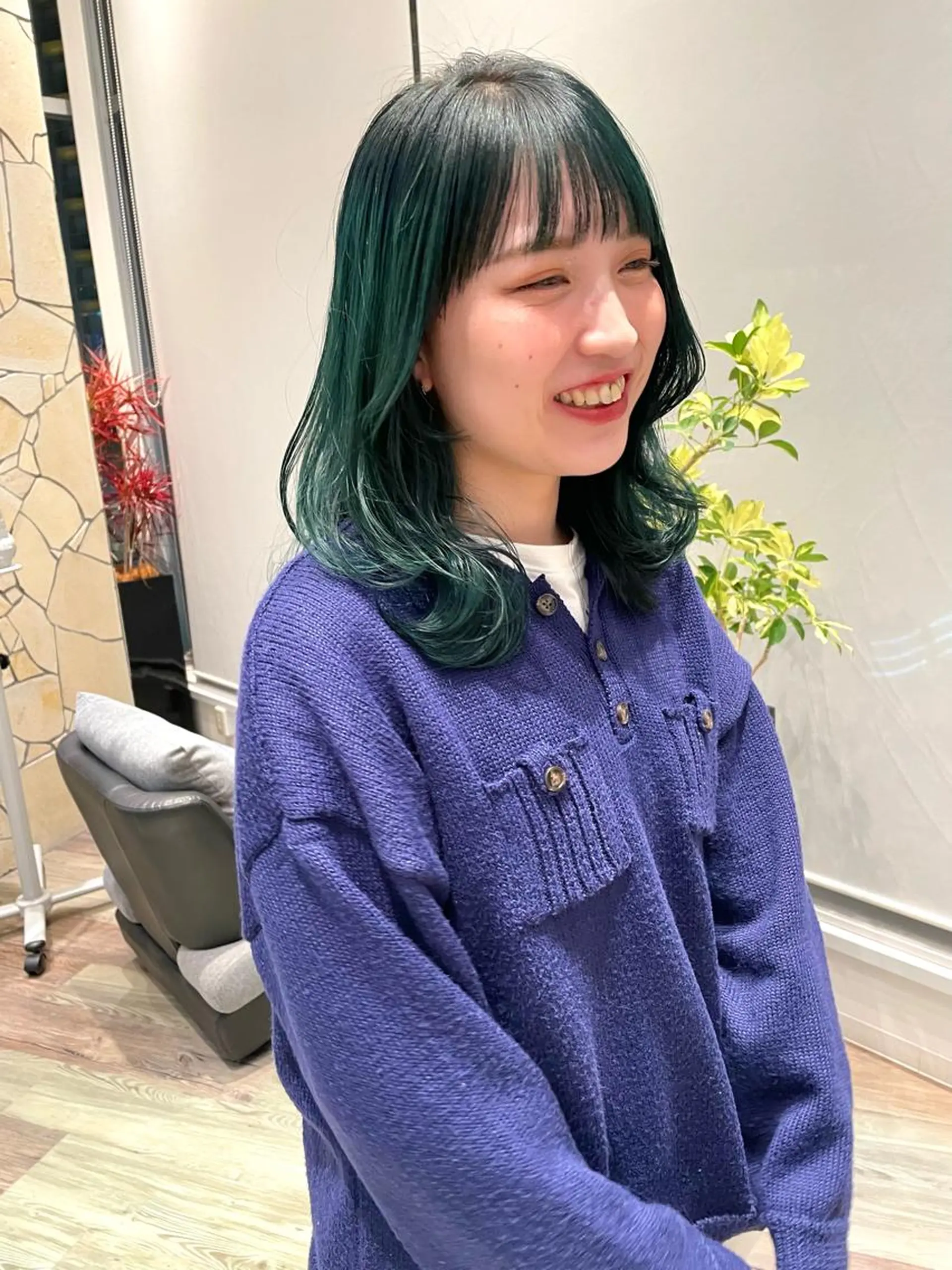 ロング カラー デザインカラー ktwo/難波 /似合わせ/木浦のヘアスタイル