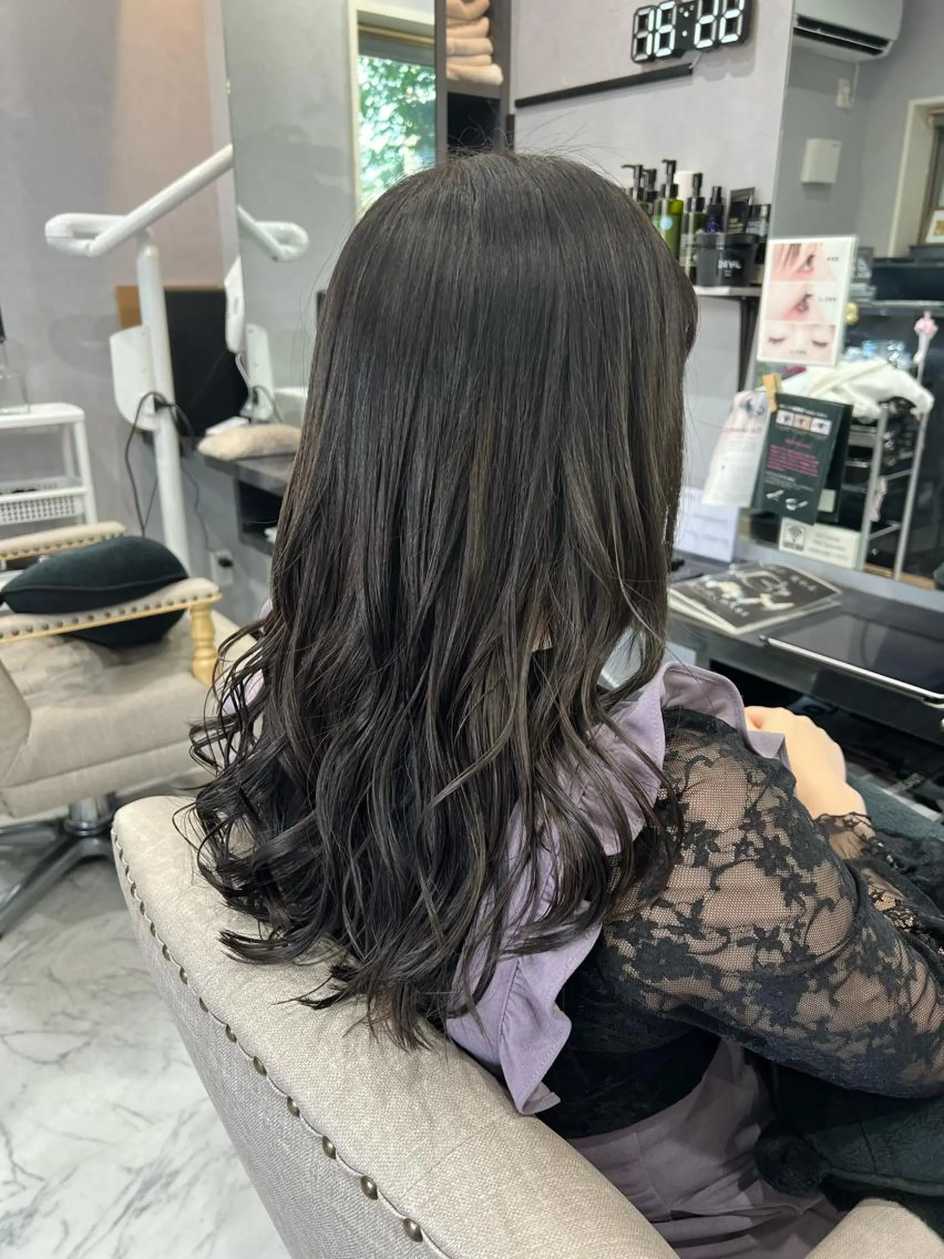 セミロング ヘアカラー ヘアセット FAVORE 【ファヴォーレ】のヘアスタイル