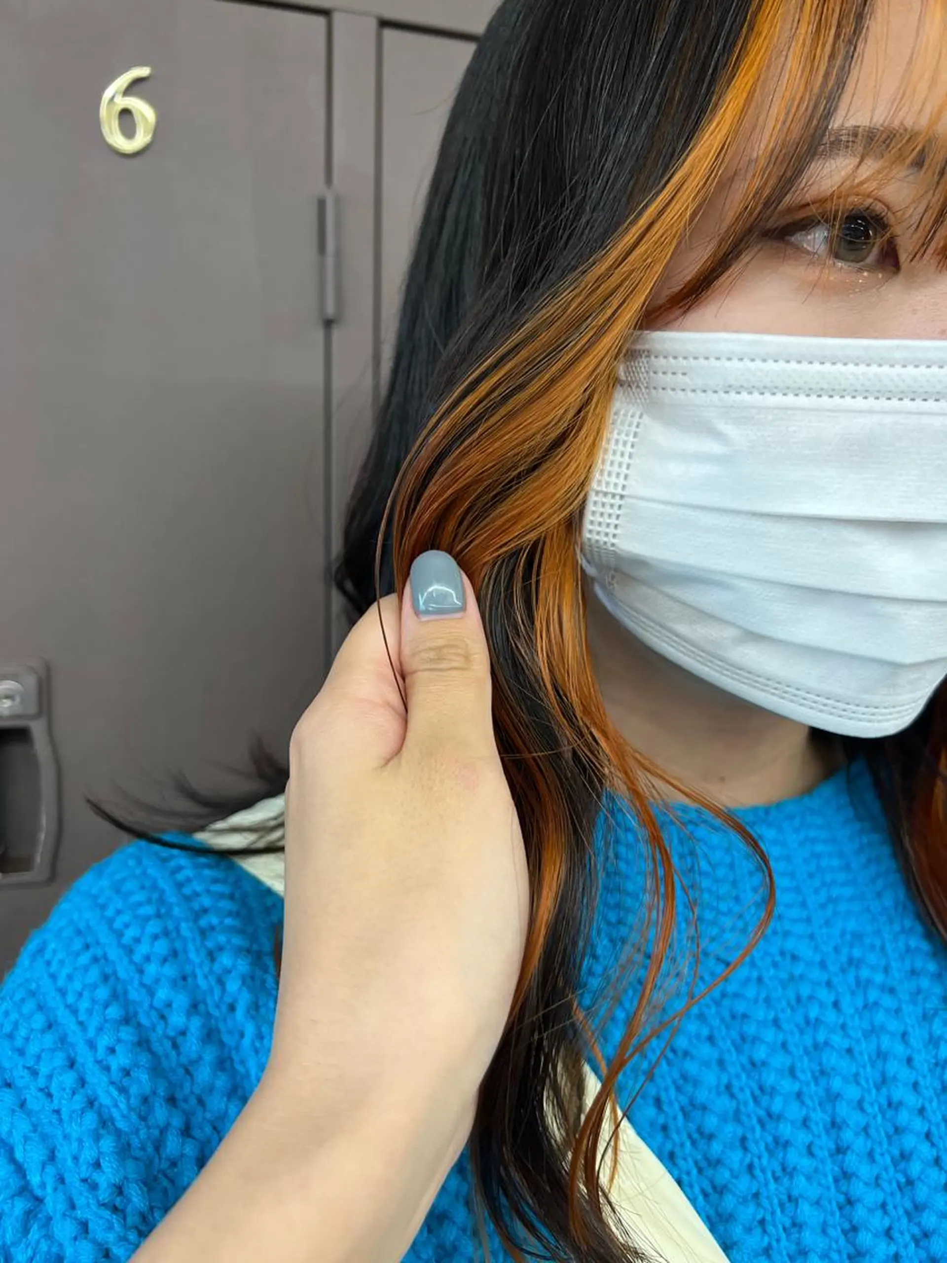 ロング azumi/ボブ/暖 色/オリーブ/縮毛のヘアスタイル