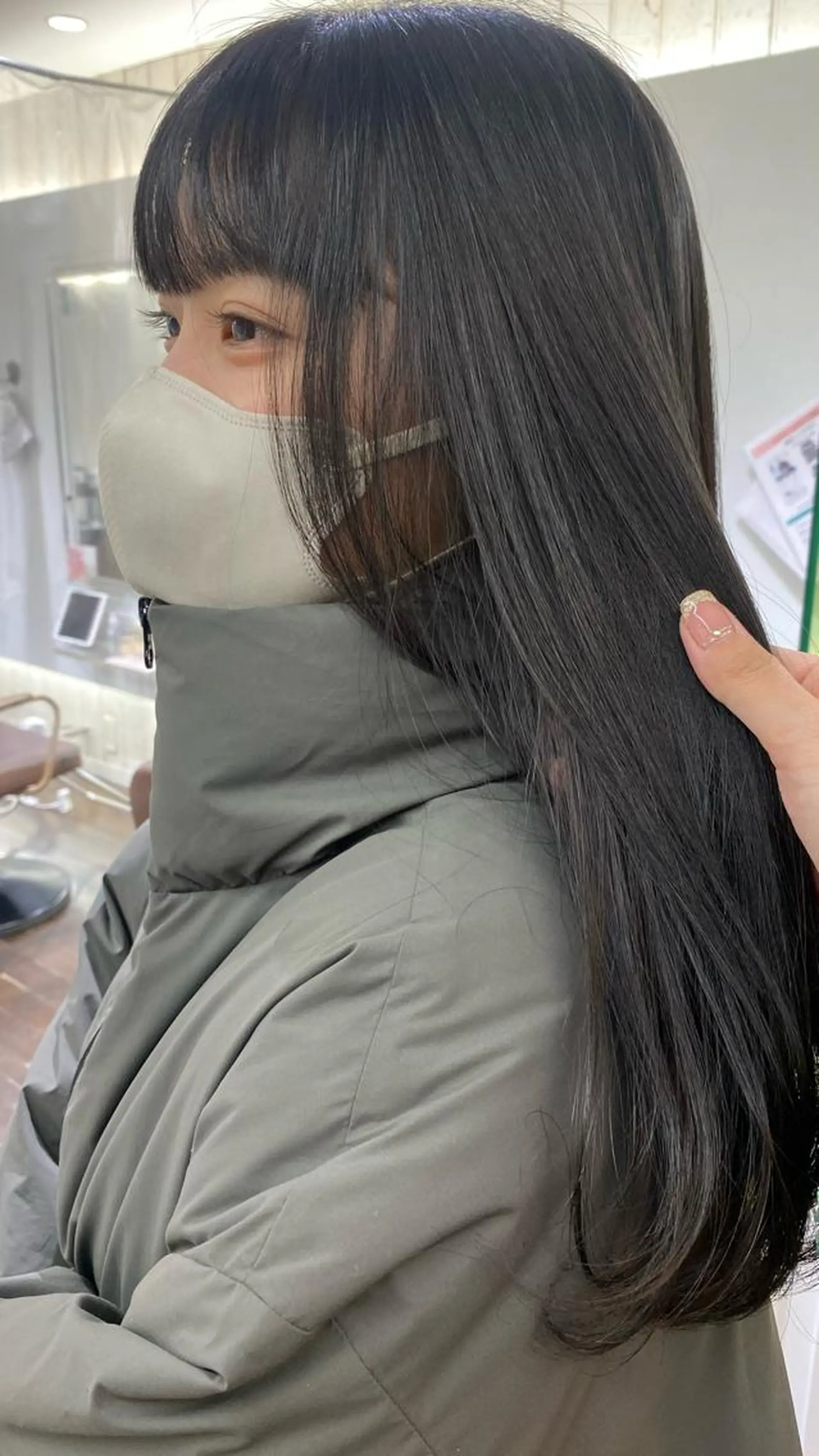 セミロング カラー 🎗️【ヘアセット 美眉】吉川玲🎗️のヘアスタイル