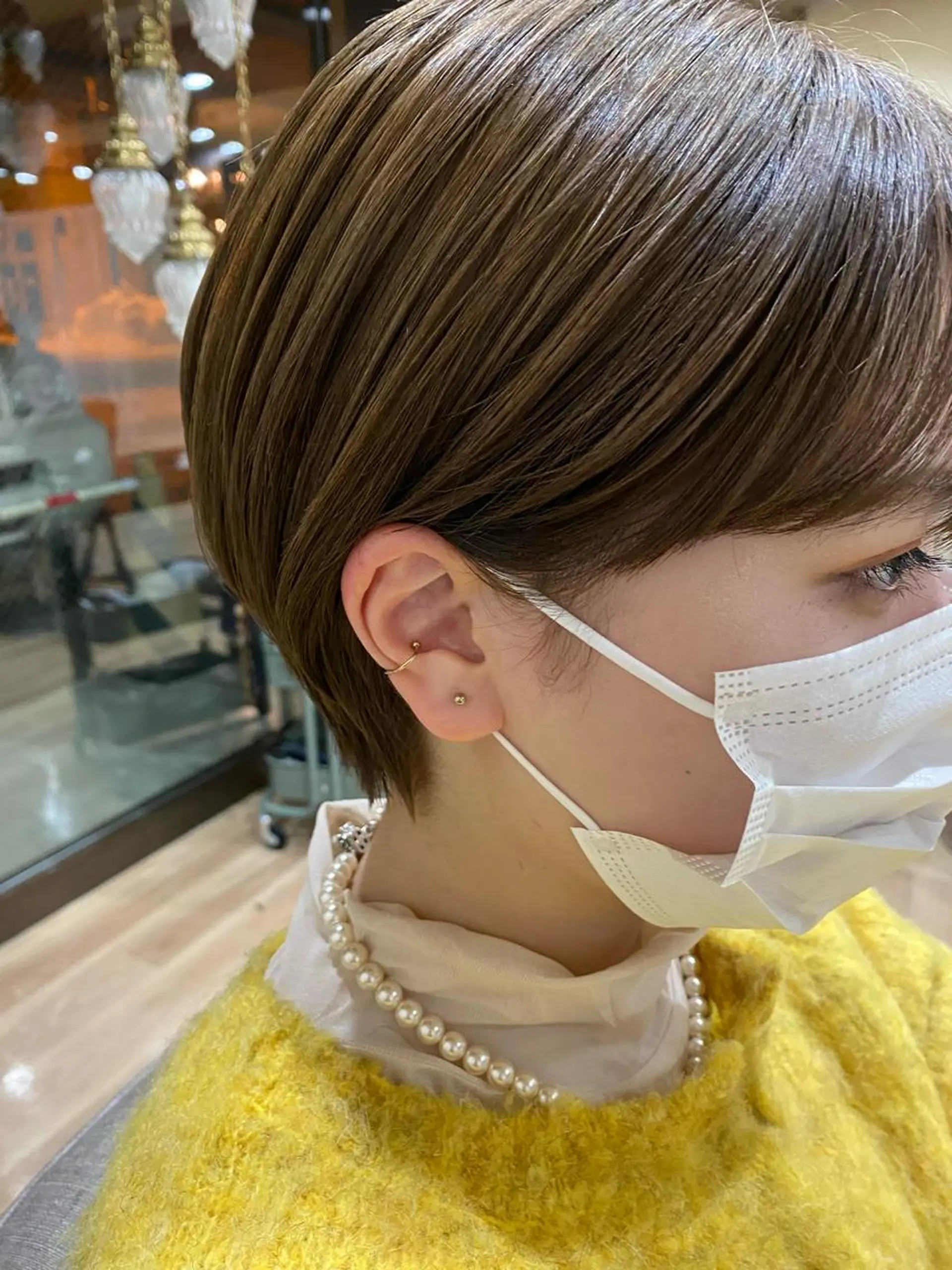 ショート ショートヘア 東田 恋のヘアスタイル