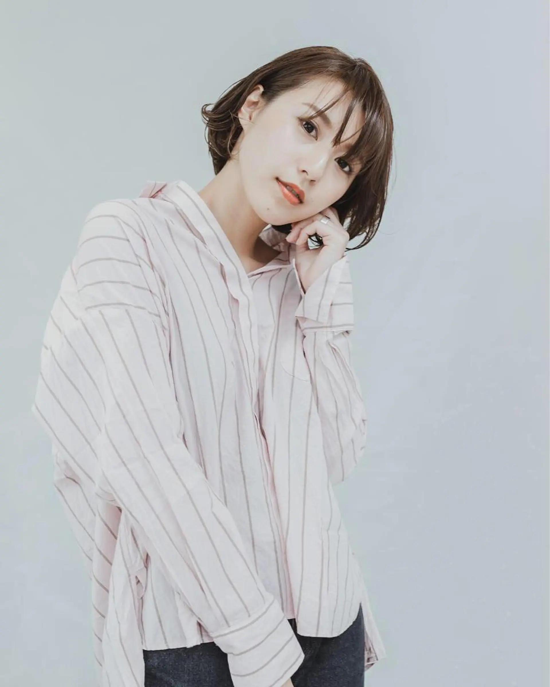 ミディアム カット ヘアカラー 伊藤 慶太のヘアスタイル
