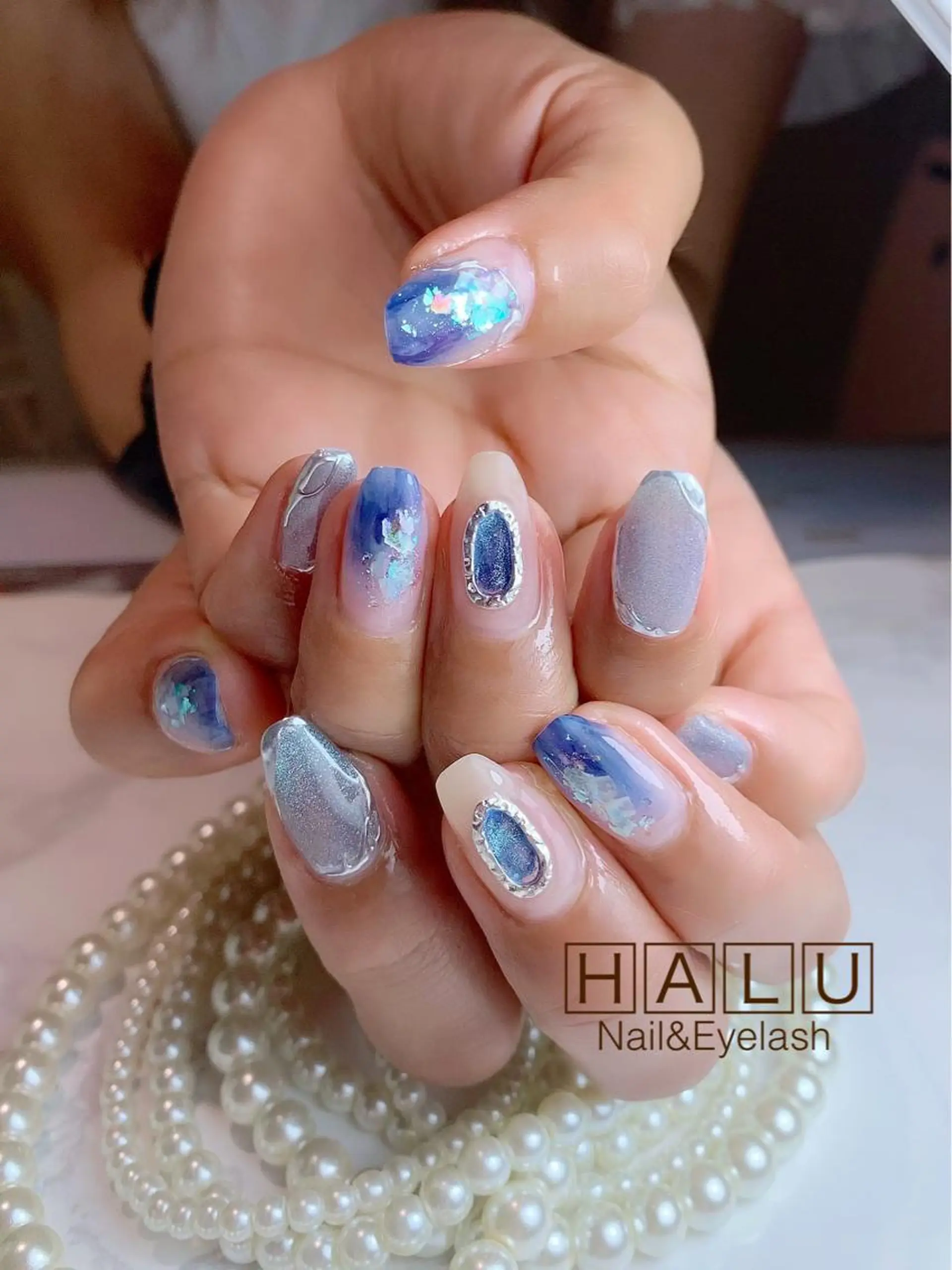 ネイル キラキラネイル HALU ハルのネイルデザイン